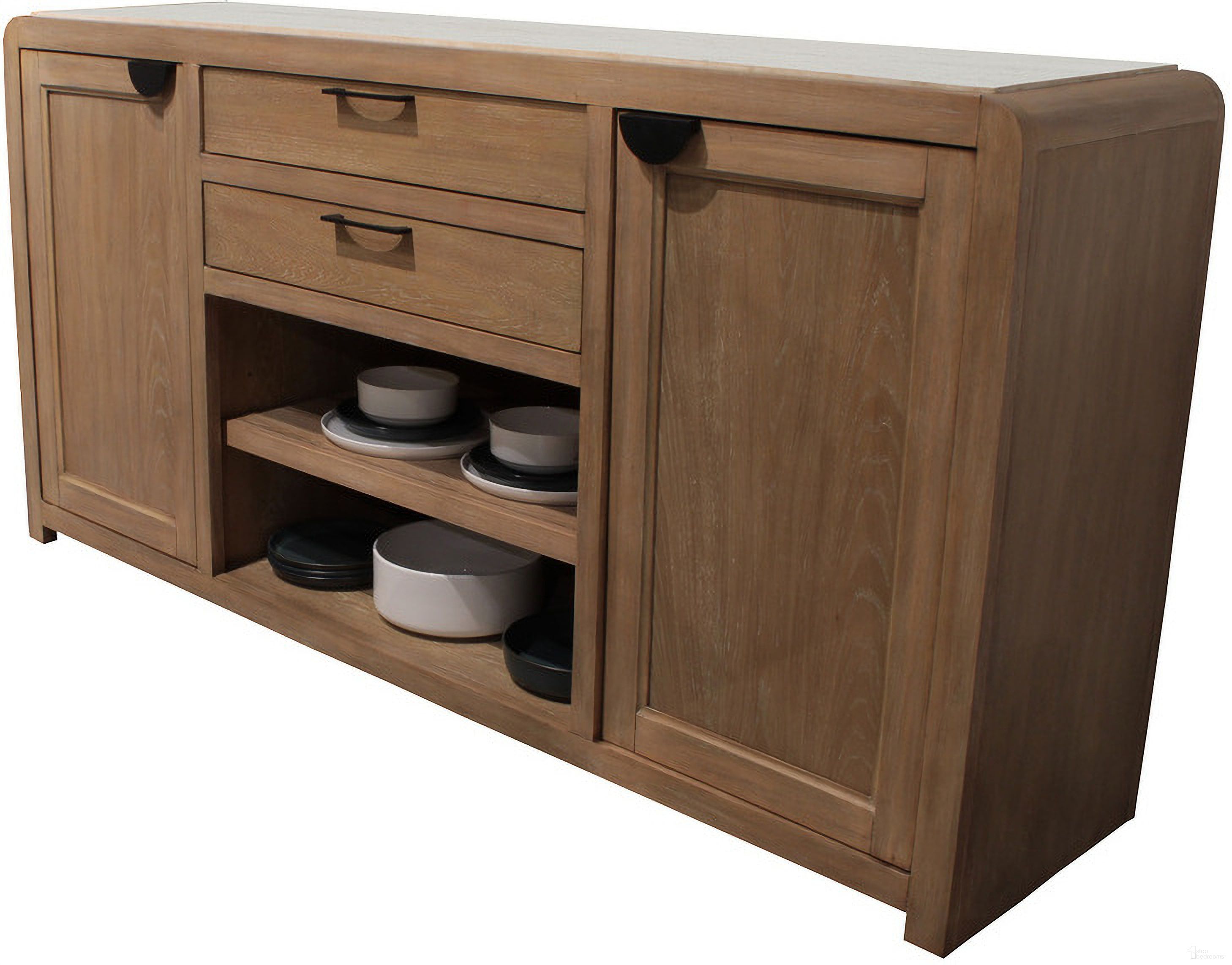 The appearance of Escape Dining 72 Inch Buffet Server With Stone Top In Light Brown designed by Parker House in the transitional interior design. This light brown piece of furniture was selected by 1StopBedrooms from Escape Collection to add a touch of cosiness and style into your home. Sku: DESC#72. Material: Rubberwood.