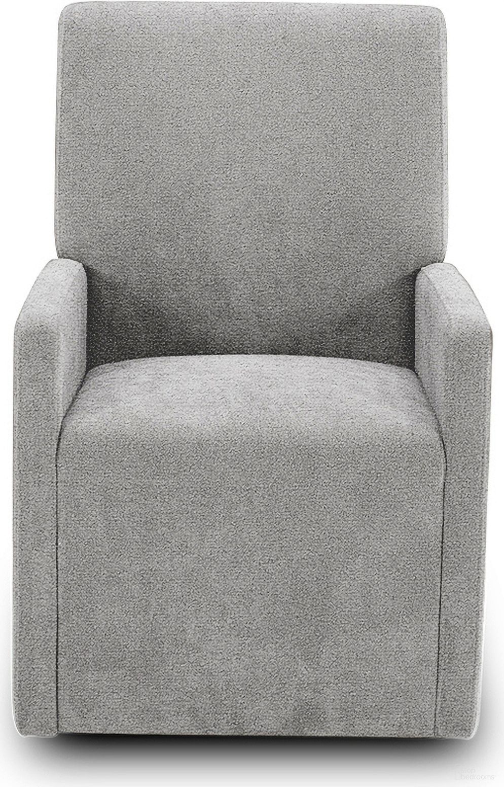 The appearance of Escape Dining Upholstered Caster Chair In Beige designed by Parker House in the transitional interior design. This beige piece of furniture was selected by 1StopBedrooms from Escape Collection to add a touch of cosiness and style into your home. Sku: DESC#2618. Material: Polyester. Chair Type: Arm Chair.