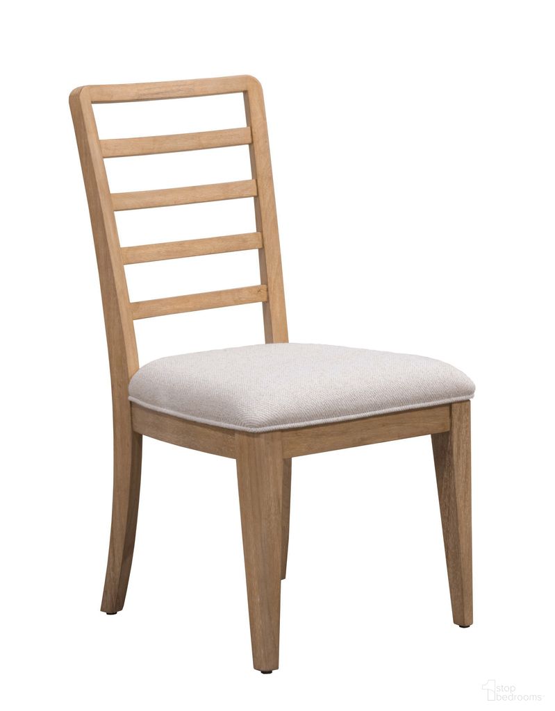 The appearance of Escape Ladder Back Dining Chair Set of 2 In Off White designed by Parker House in the transitional interior design. This off white piece of furniture was selected by 1StopBedrooms from Escape Collection to add a touch of cosiness and style into your home. Sku: DESC#2018. Material: Rubberwood. Chair Type: Side Chair.