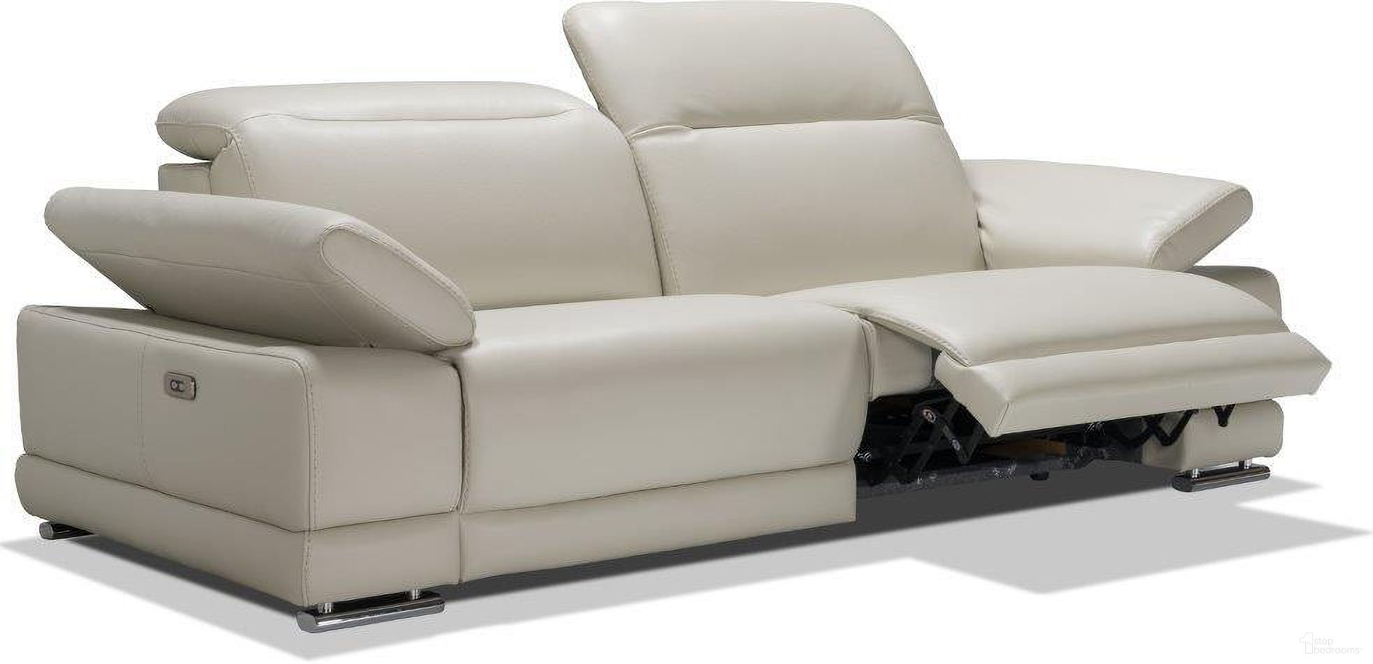 The appearance of Escape Loveseat In Light Grey designed by Bellini Modern Living in the modern / contemporary interior design. This light grey piece of furniture  was selected by 1StopBedrooms from Escape Collection to add a touch of cosiness and style into your home. Sku: Escape LS LGY. Material: Leather.