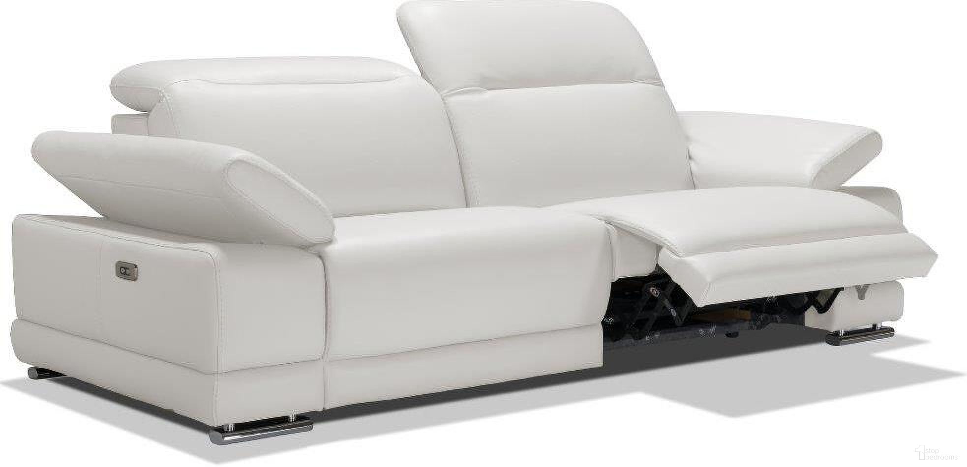 The appearance of Escape Loveseat In White designed by Bellini Modern Living in the modern / contemporary interior design. This white piece of furniture  was selected by 1StopBedrooms from Escape Collection to add a touch of cosiness and style into your home. Sku: Escape LS WHT. Material: Leather.