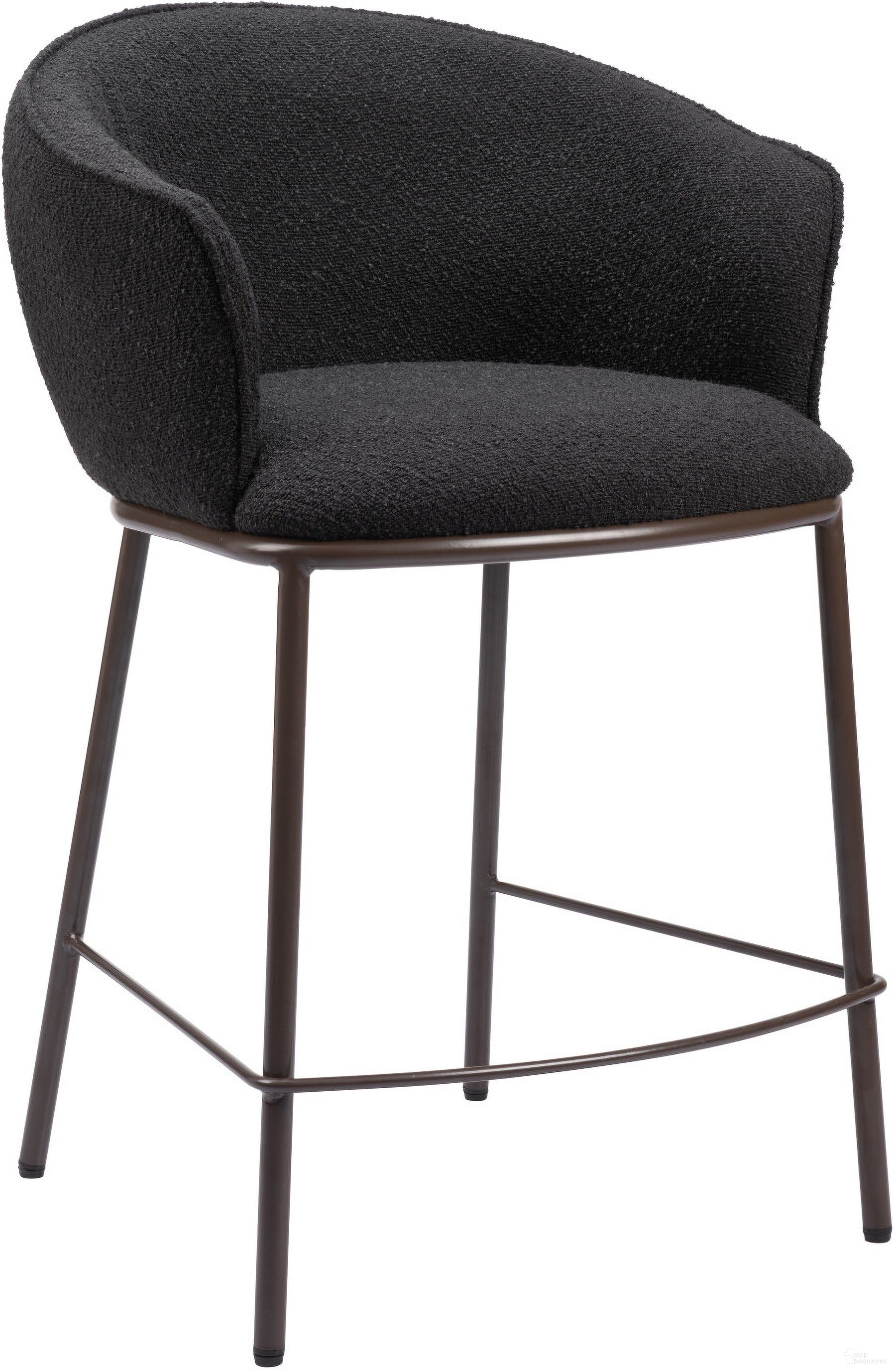 The appearance of Essen Counter Stool In Black and Bronze designed by Zuo Modern in the modern / contemporary interior design. This black/bronze piece of furniture was selected by 1StopBedrooms from Essen Collection to add a touch of cosiness and style into your home. Sku: 109809. Material: Steel.