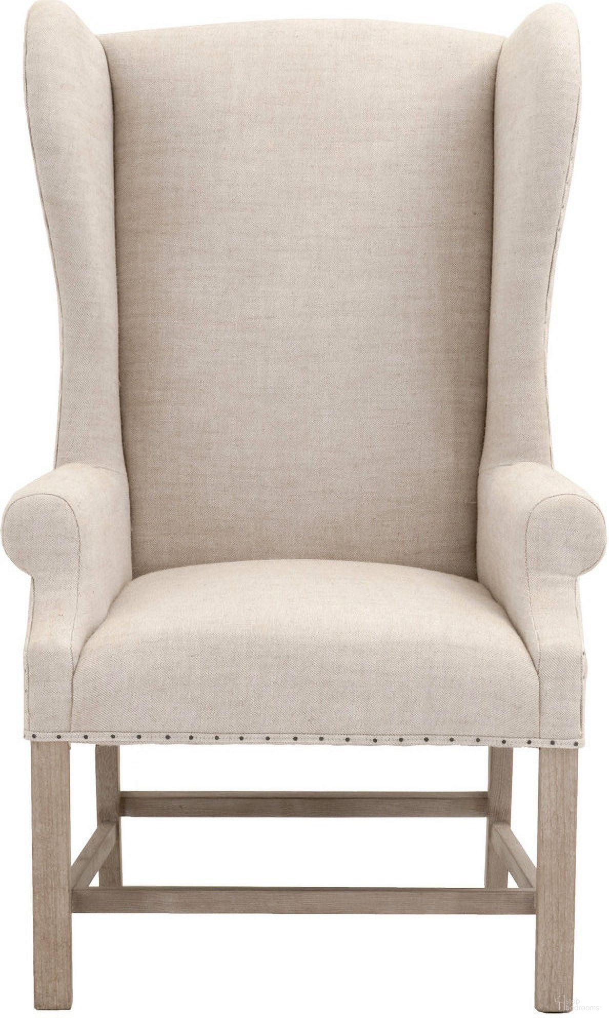 The appearance of Essentials Chateau Arm Chair In Bisque and Natural Gray designed by Essentials For Living in the transitional interior design. This bisque/natural gray piece of furniture was selected by 1StopBedrooms from Essentials Collection to add a touch of cosiness and style into your home. Sku: 6417UP.BIS-BT/NG. Chair Type: Arm Chair. Material: Ash Wood.