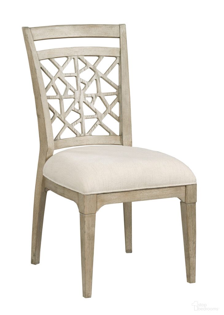 The appearance of Vista Essex Side Chair Set of 2 In Oyster designed by American Drew in the transitional interior design. This oyster piece of furniture was selected by 1StopBedrooms from Vista Collection to add a touch of cosiness and style into your home. Sku: 803-636C. Material: Oak Veneer. Chair Type: Side Chair.
