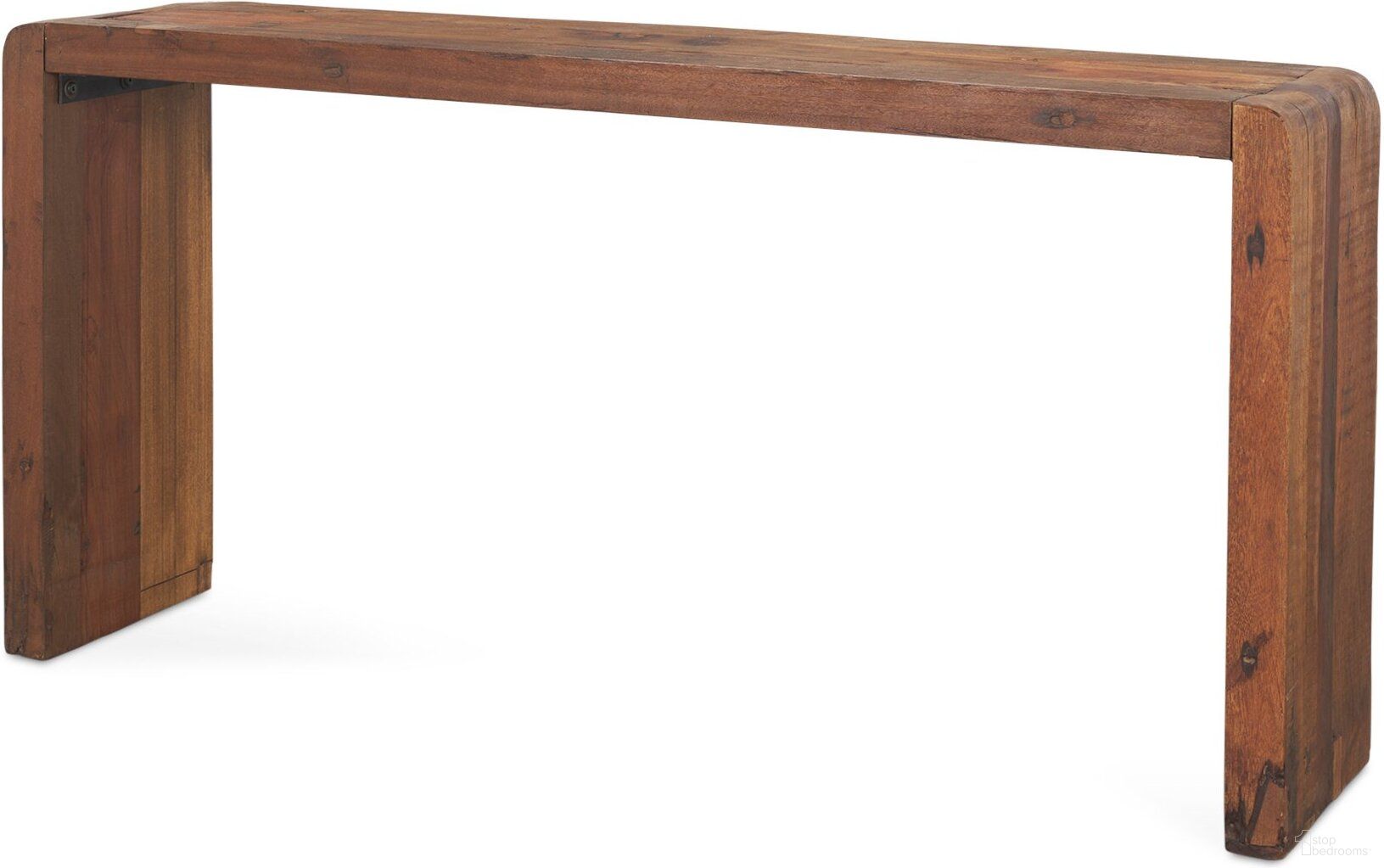 The appearance of Estelle Reclaimed Wood Console Table In Rustic Brown designed by Mercana in the modern / contemporary interior design. This rustic brown piece of furniture was selected by 1StopBedrooms from Estelle Collection to add a touch of cosiness and style into your home. Sku: 70512. Material: Solid Wood.