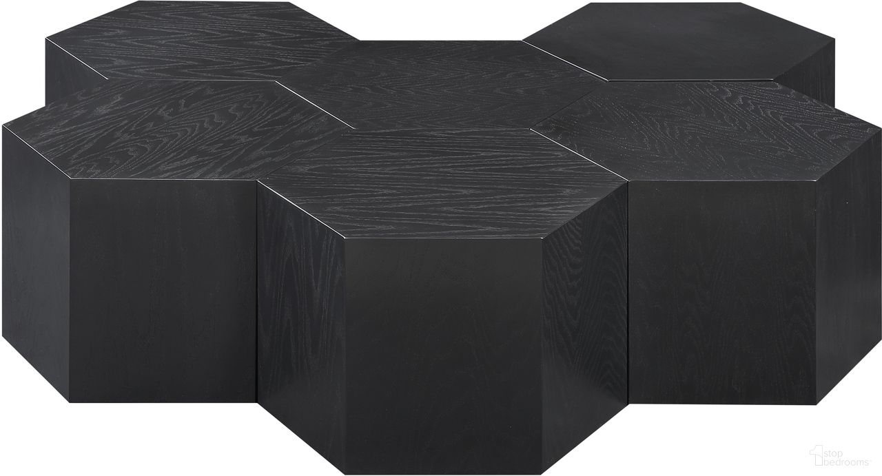 The appearance of Eternal Oak Wood 7 Piece Modular Coffee Table In Black designed by Meridian in the modern / contemporary interior design. This black piece of furniture was selected by 1StopBedrooms from Eternal Collection to add a touch of cosiness and style into your home. Sku: 262-CT;262-CT;262-CT;262-CT;262-CT;262-CT. Material: Oak Wood.