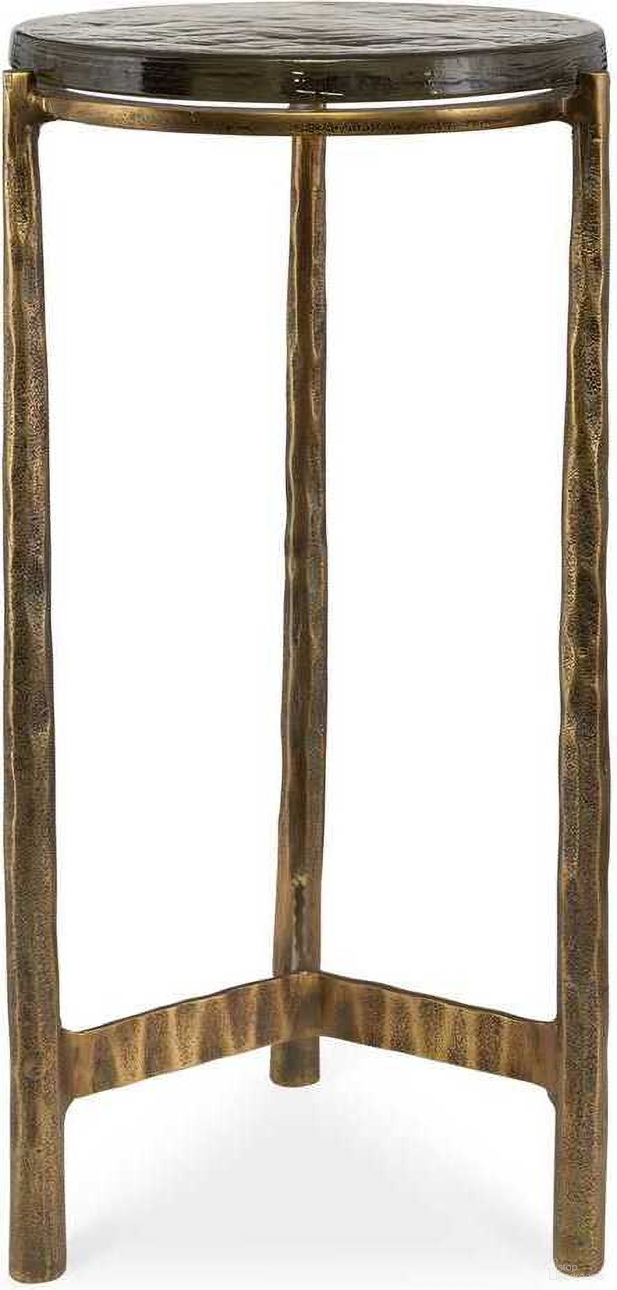 Eternity Accent Table In Brass