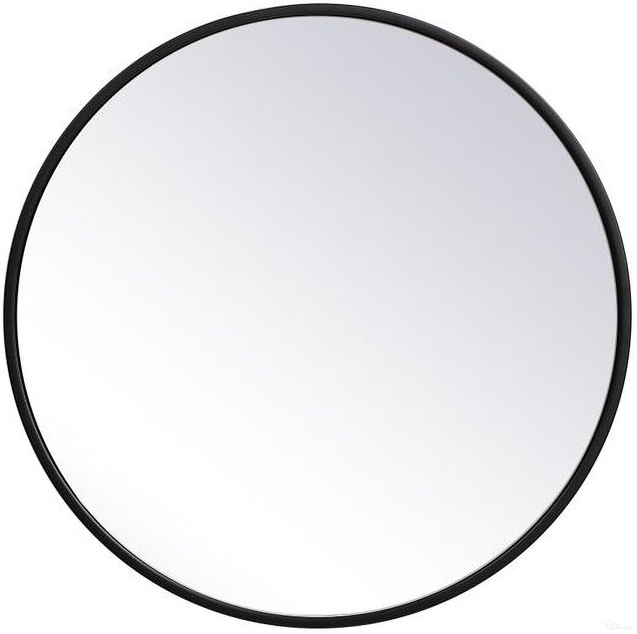 The appearance of Eternity Black Round Mirror MR4821BK designed by Elegant Lighting in the transitional interior design. This black piece of furniture  was selected by 1StopBedrooms from Eternity Collection to add a touch of cosiness and style into your home. Sku: MR4821BK. Material: Metal.