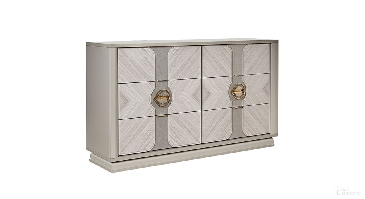 The appearance of Eternity Chest In Beige designed by Galaxy Home Furnishings in the modern / contemporary interior design. This beige piece of furniture  was selected by 1StopBedrooms from Eternity Collection to add a touch of cosiness and style into your home. Sku: 601955554329. Material: Solid Wood.