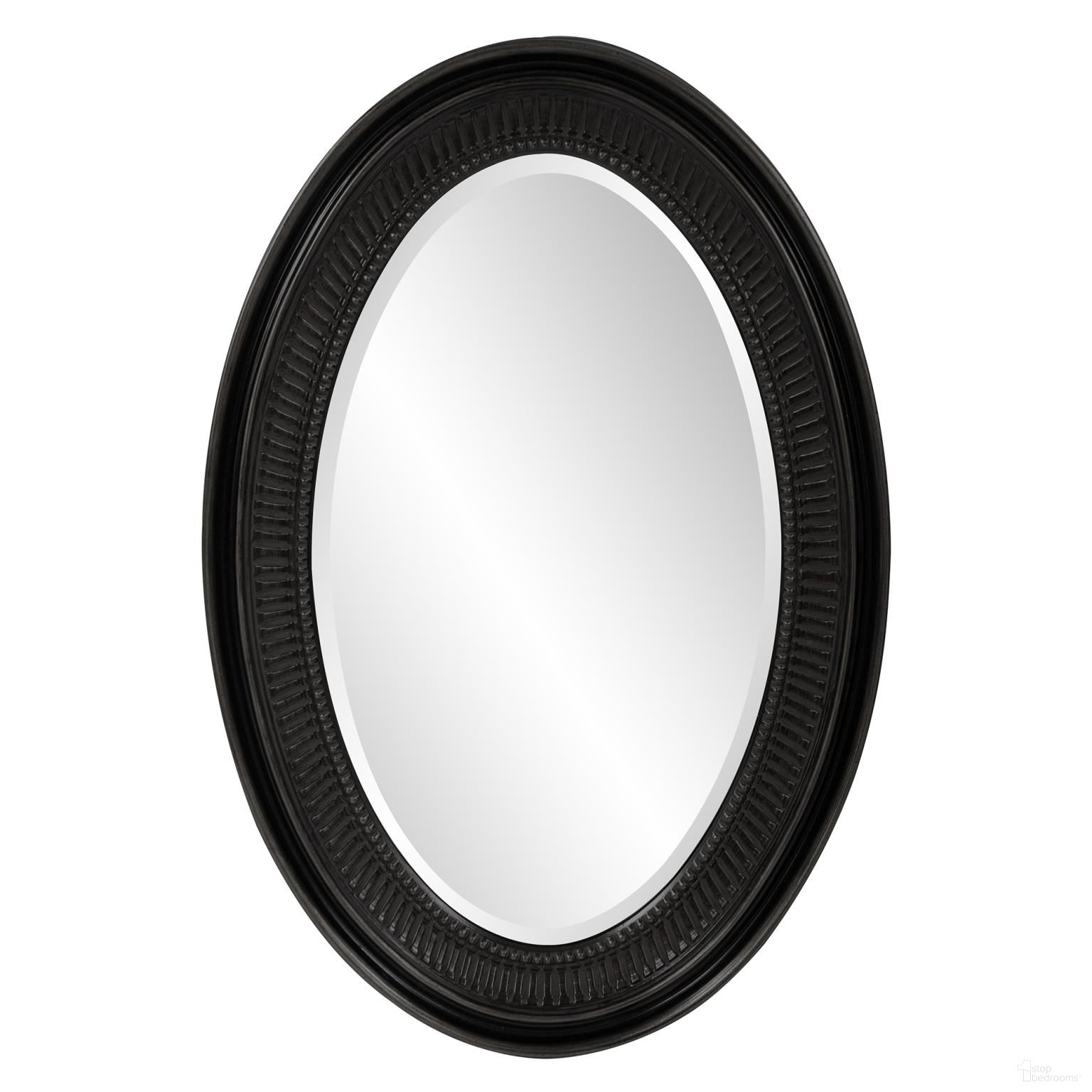 Ethan Mirror In Glossy Black