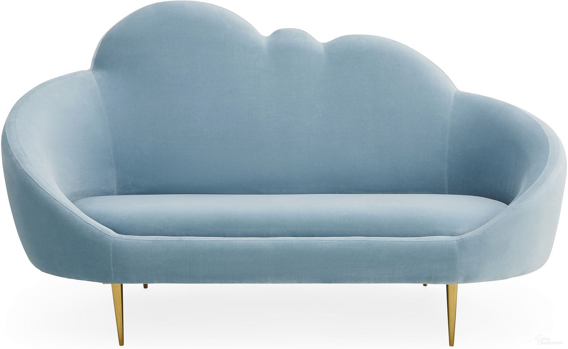 Ether Cloud Settee In Rialto Sky