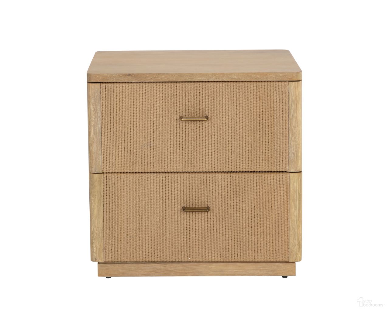 Etienne Nightstand In Rustic Oak