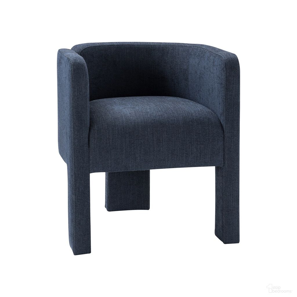The appearance of Eugen Dining Chair In Navy designed by Karat Home in the modern / contemporary interior design. This navy piece of furniture was selected by 1StopBedrooms from Eugen Collection to add a touch of cosiness and style into your home. Sku: DCDM0801-NAV. Material: Chenille. Chair Type: Arm Chair.