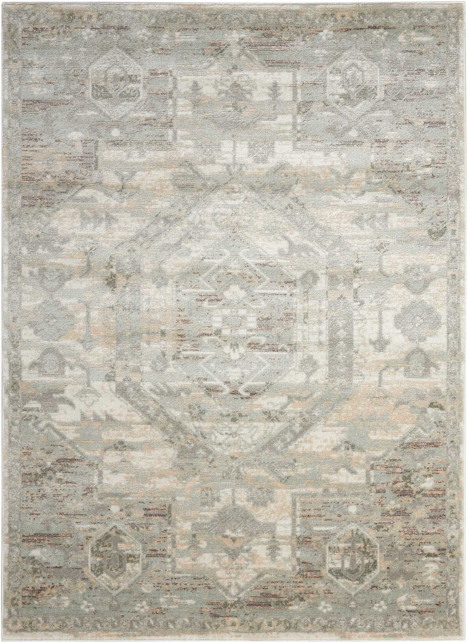 The appearance of Euphoria Ivory 6'7" x 9'6" Area Rug designed by Nourison in the traditional interior design. This ivory piece of furniture  was selected by 1StopBedrooms from Euphoria Collection to add a touch of cosiness and style into your home. Sku: 99446366238. Material: Polypropylene.