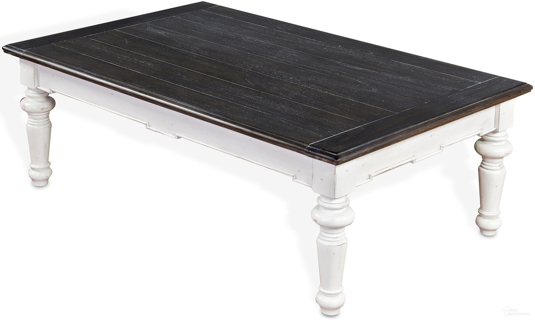 The appearance of European Cottage Coffee Table designed by Sunny Designs in the country / farmhouse interior design. This european cottage piece of furniture was selected by 1StopBedrooms from Carriage House Collection to add a touch of cosiness and style into your home. Sku: 3273EC-C. Material: Solid Wood.