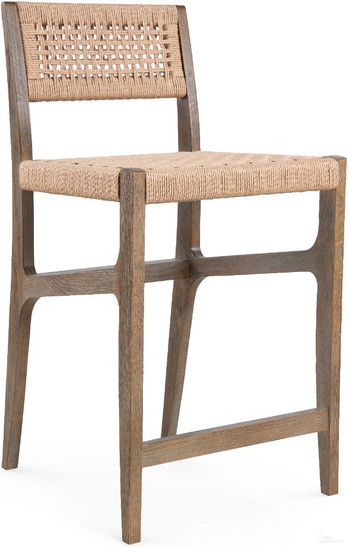 The appearance of Eva Counter Stool In Driftwood designed by Villa & House in the transitional interior design. This driftwood piece of furniture was selected by 1StopBedrooms from Eva Collection to add a touch of cosiness and style into your home. Sku: EVA-575-92. Material: Wood.