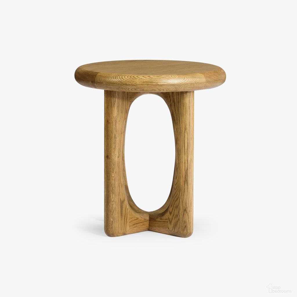 The appearance of Eva Oak Side Table In Natural Oak designed by Co. House Designs in the coastal interior design. This natural oak piece of furniture  was selected by 1StopBedrooms from Eva Collection to add a touch of cosiness and style into your home. Sku: CH-1002300-VN14-FN-LV-ST-NT-OS. Material: Solid Oak.
