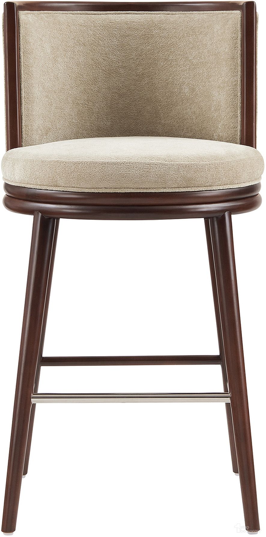 The appearance of Evalyn Barstool In Natural designed by Manhattan Comfort in the modern / contemporary interior design. This natural piece of furniture  was selected by 1StopBedrooms from Evalyn Collection to add a touch of cosiness and style into your home. Sku: BS024-NA. Material: Beech.