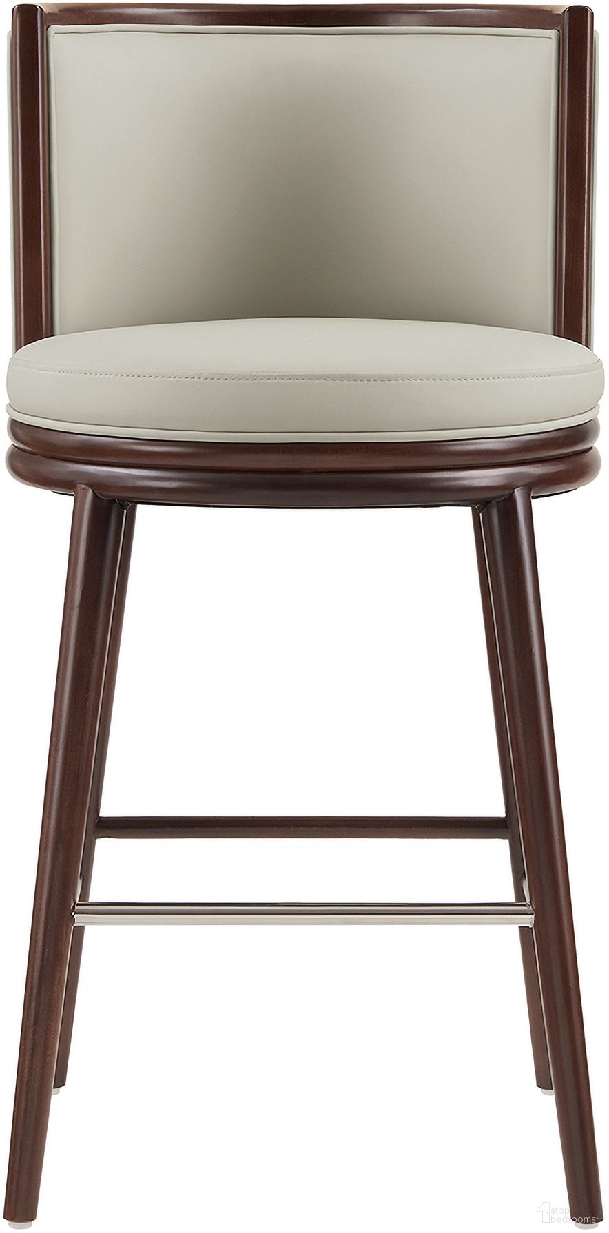 The appearance of Evalyn Barstool In Stone designed by Manhattan Comfort in the modern / contemporary interior design. This stone piece of furniture was selected by 1StopBedrooms from Evalyn Collection to add a touch of cosiness and style into your home. Sku: BS024-ST. Material: Beech.