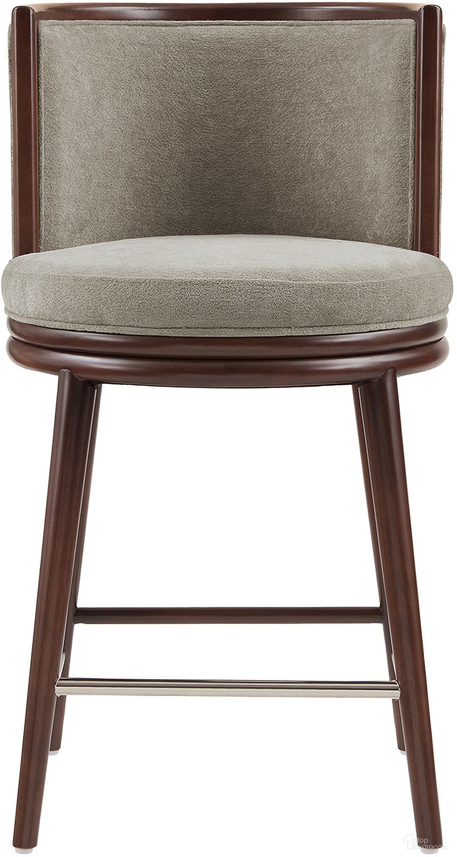 The appearance of Evalyn Counter Stool In Dove designed by Manhattan Comfort in the modern / contemporary interior design. This dove piece of furniture was selected by 1StopBedrooms from Evalyn Collection to add a touch of cosiness and style into your home. Sku: CS021-DO. Material: Beech.