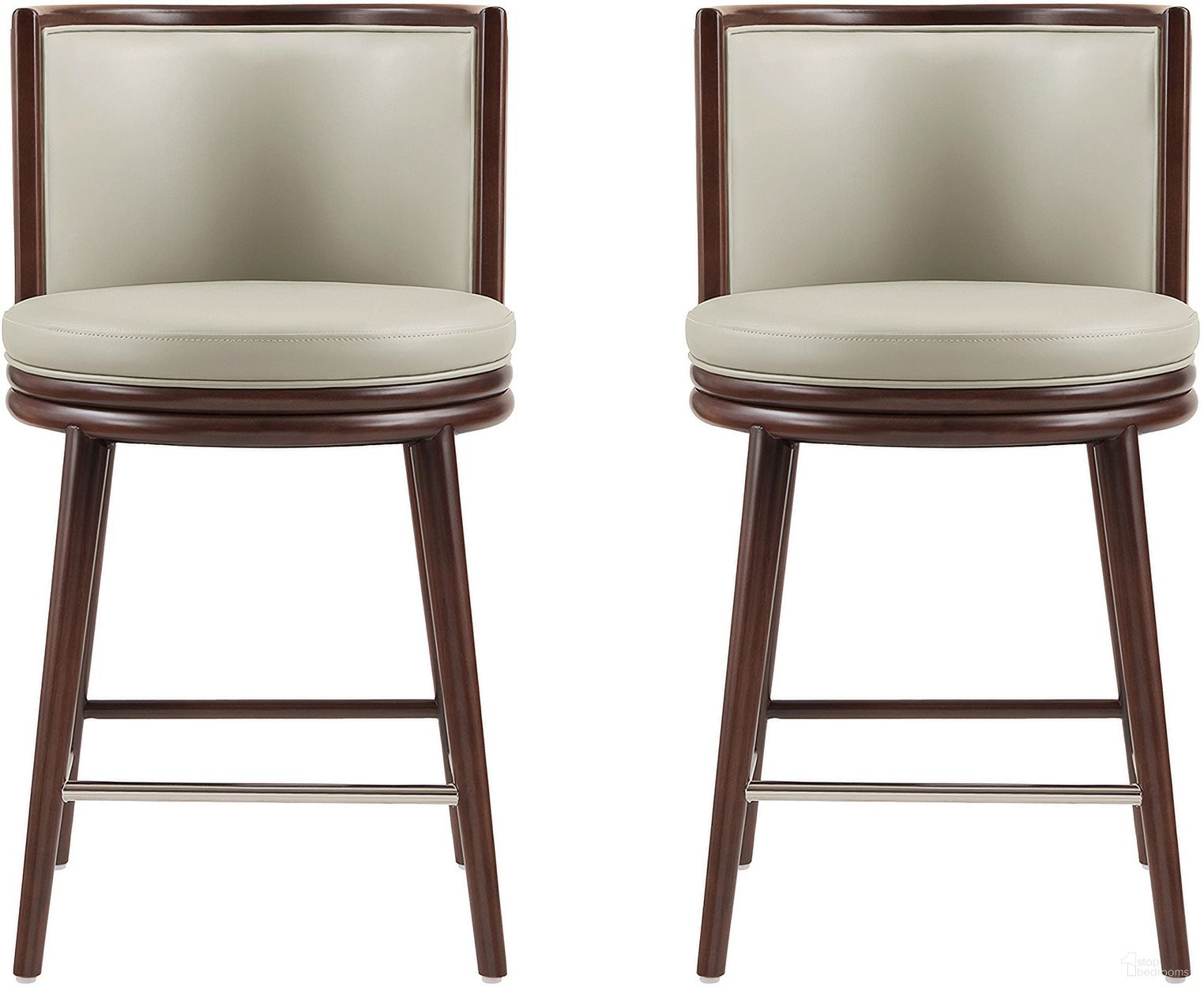 The appearance of Evalyn Counter Stool Set of 2 In Stone designed by Manhattan Comfort in the modern / contemporary interior design. This stone piece of furniture was selected by 1StopBedrooms from Evalyn Collection to add a touch of cosiness and style into your home. Sku: CS021-ST;CS021-ST. Material: Beech.