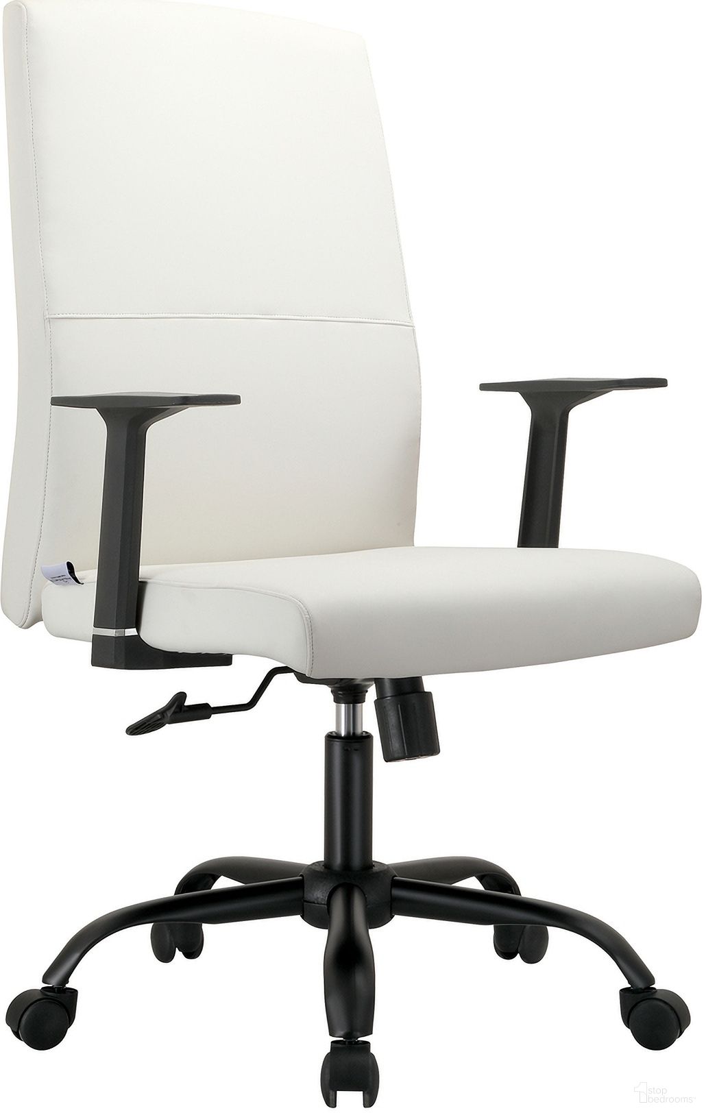 The appearance of Evander Series Office Guest Chair In White Leather designed by LeisureMod in the modern / contemporary interior design. This white piece of furniture was selected by 1StopBedrooms from Evander Collection to add a touch of cosiness and style into your home. Sku: EO19WL. Material: Leather.