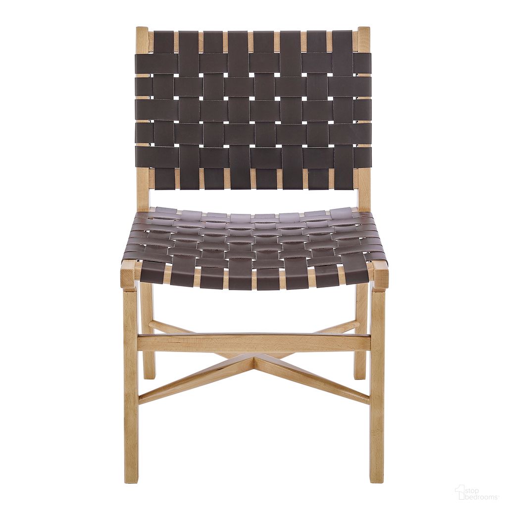 Evangeline Side Chair In Brown and Natural