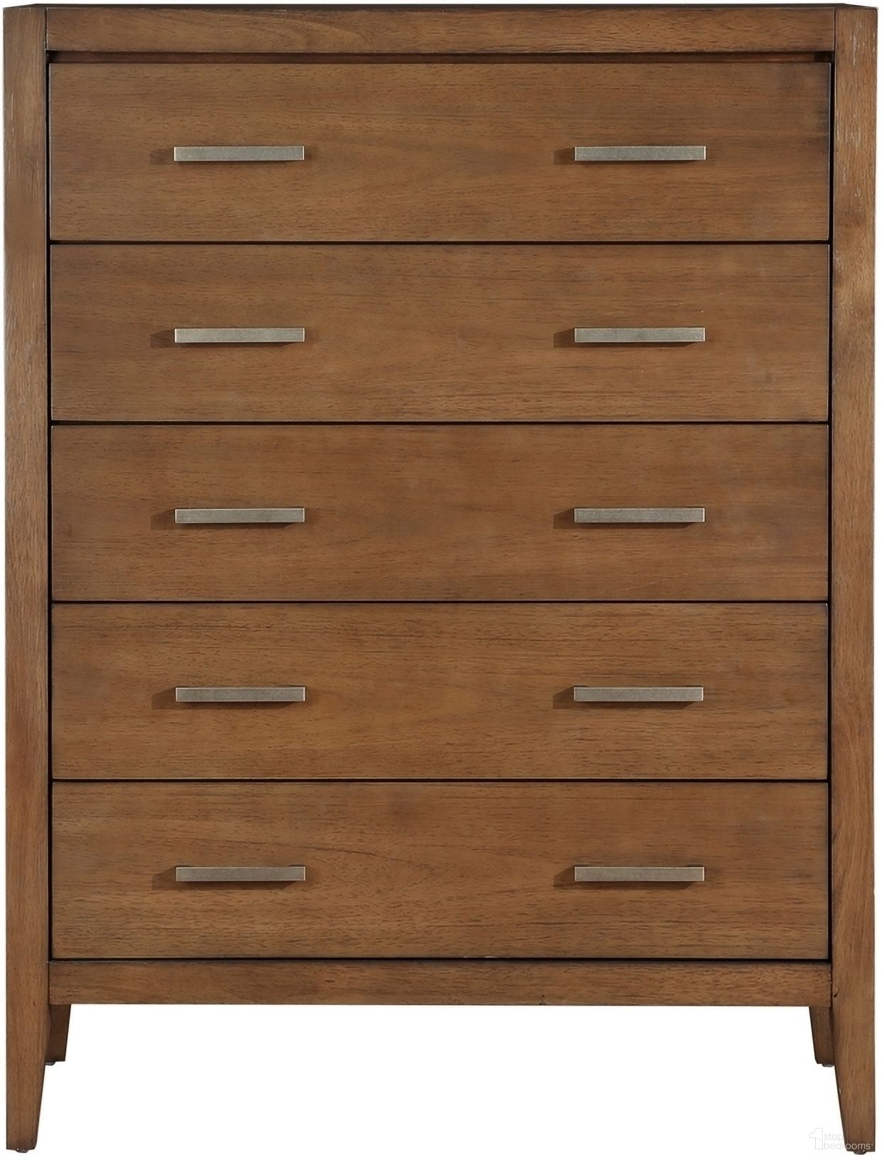 The appearance of Evans Chest In Brown designed by Homelegance in the modern / contemporary interior design. This brown piece of furniture  was selected by 1StopBedrooms from Evans Collection to add a touch of cosiness and style into your home. Sku: 1314-9. Material: Rubberwood Veneer.