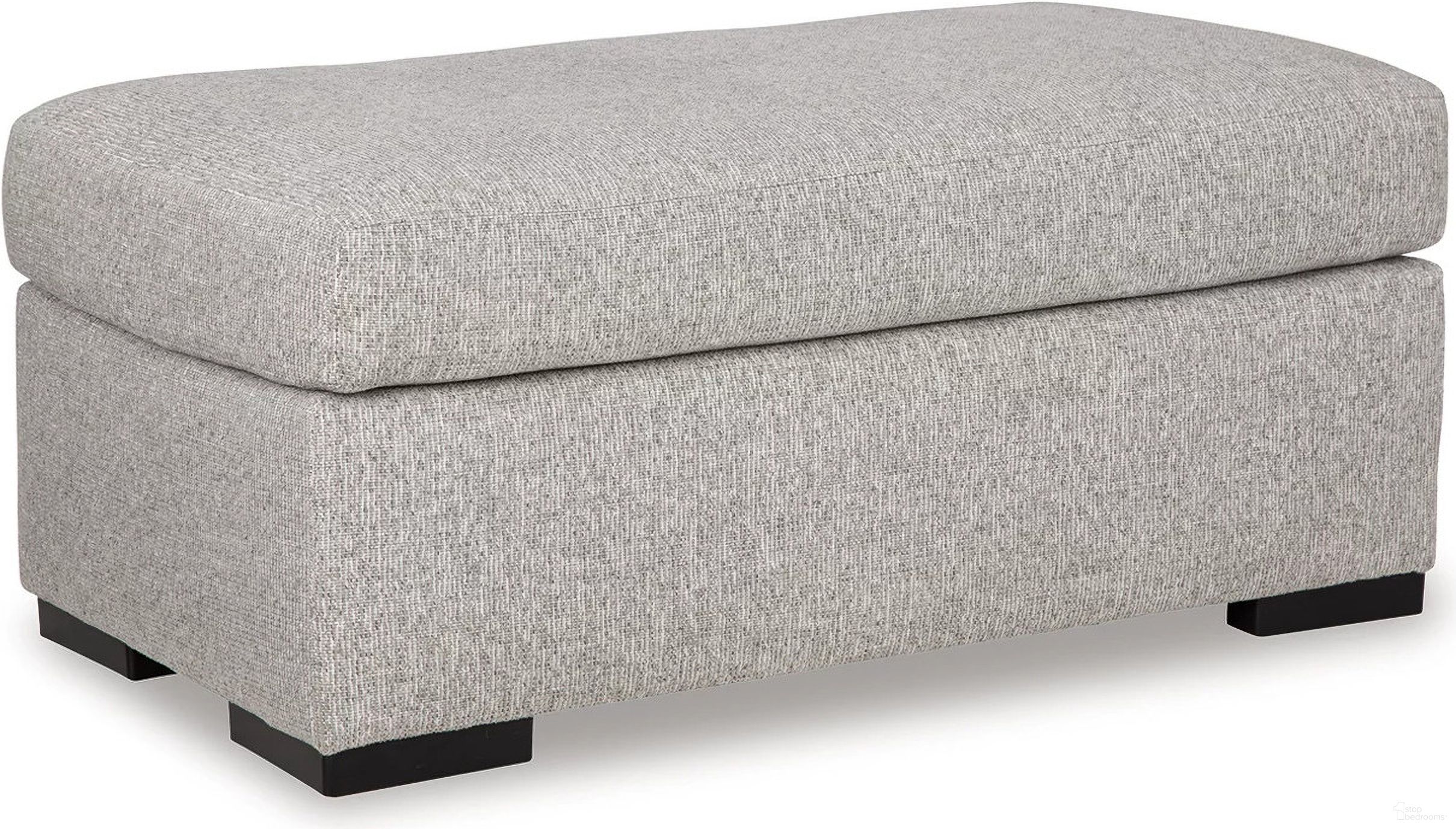 The appearance of Evansley Ottoman In Pewter designed by Signature Design by Ashley in the modern / contemporary interior design. This pewter piece of furniture  was selected by 1StopBedrooms from Evansley Collection to add a touch of cosiness and style into your home. Sku: 5450314. Material: Fabric.