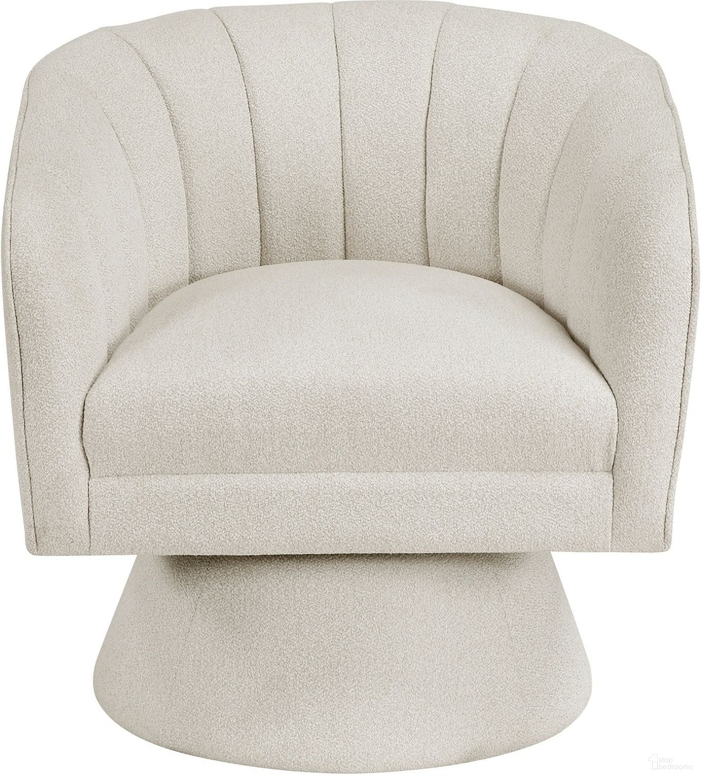 Eve Swivel Chair In Beige