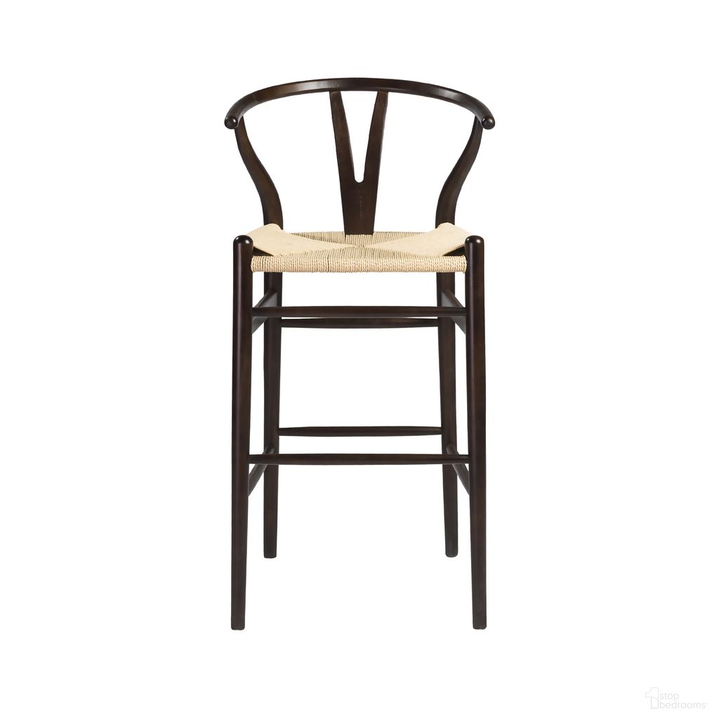 The appearance of Evelina Barstool In Walnut and Natural designed by Euro Style in the traditional interior design. This walnut and natural piece of furniture was selected by 1StopBedrooms from Evelina Collection to add a touch of cosiness and style into your home. Sku: 08165WAL. Material: Beech.