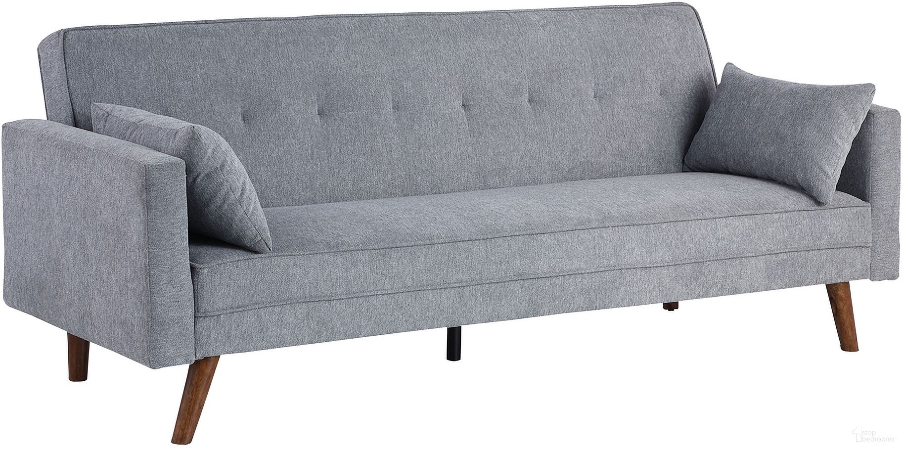 The appearance of Evelina Convertible Sleeper Sofa In Gray and Elm designed by Carolina Living in the modern / contemporary interior design. This gray and elm piece of furniture was selected by 1StopBedrooms from Evelina Collection to add a touch of cosiness and style into your home. Sku: L33303C-GRELM. Material: Polyester.