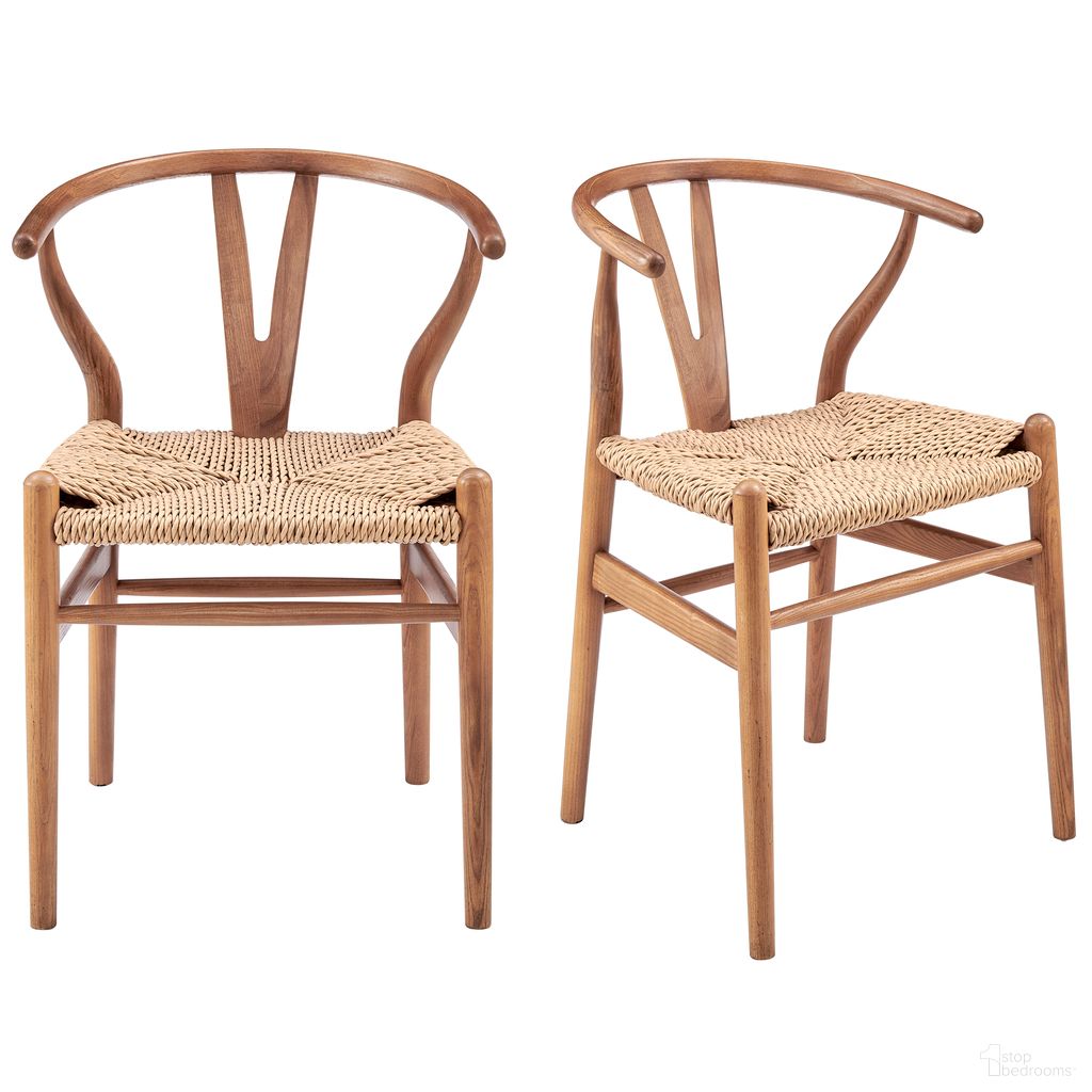 The appearance of Evelina Outdoor Side Chair Set of 2 In Golden Ash and Natural designed by Euro Style in the traditional interior design. This golden ash/natural piece of furniture was selected by 1StopBedrooms from Evelina Collection to add a touch of cosiness and style into your home. Sku: 39202-GLDASH. Material: Ash Wood.