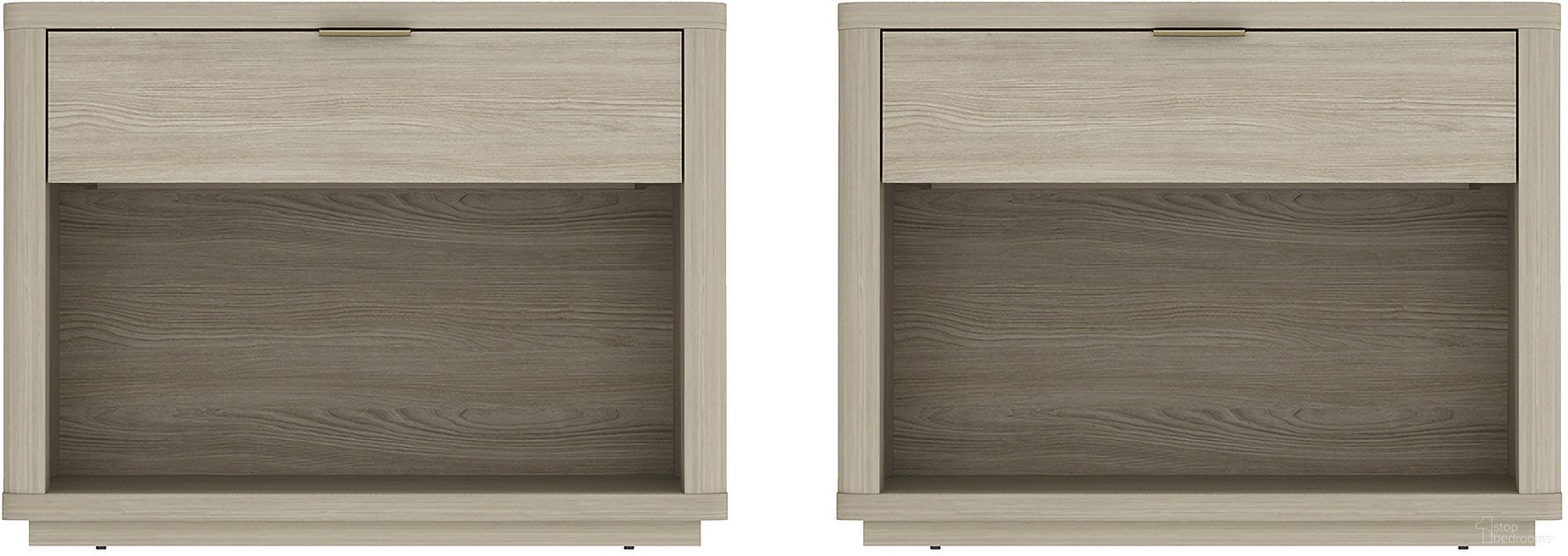 Evelyn 32 Inch Nightstand 2.0 Set of 2 In Natural