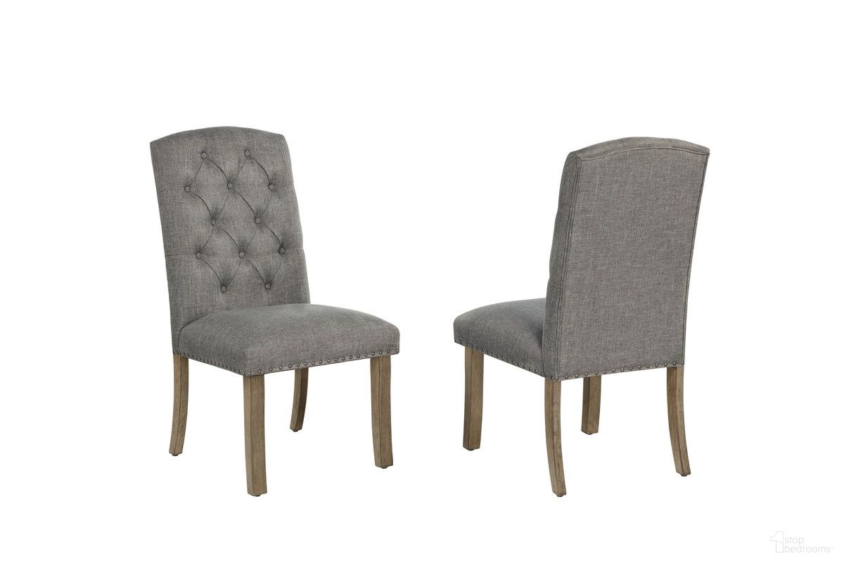 The appearance of Evelyn Side Dining Chair Set of 2 in Gray designed by Best Quality Furniture in the modern / contemporary interior design. This gray piece of furniture was selected by 1StopBedrooms from Evelyn Collection to add a touch of cosiness and style into your home. Sku: D702-SC. Material: Linen. Chair Type: Side Chair.
