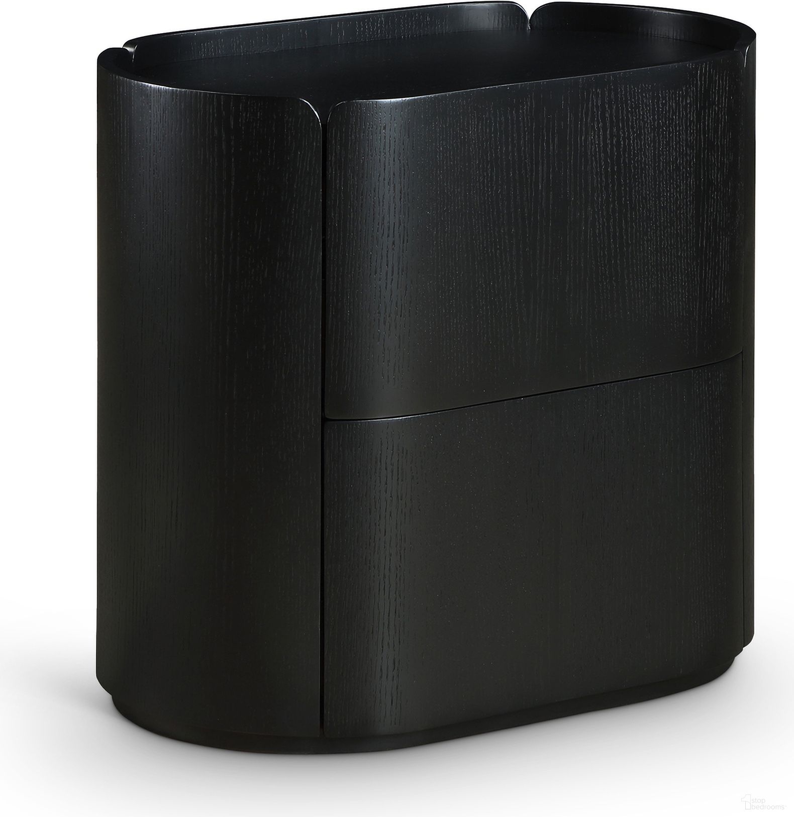 The appearance of Everett Night Stand In Black designed by Meridian in the modern / contemporary interior design. This black piece of furniture was selected by 1StopBedrooms from Everett Collection to add a touch of cosiness and style into your home. Sku: 703Black-NS. Material: Rubberwood.