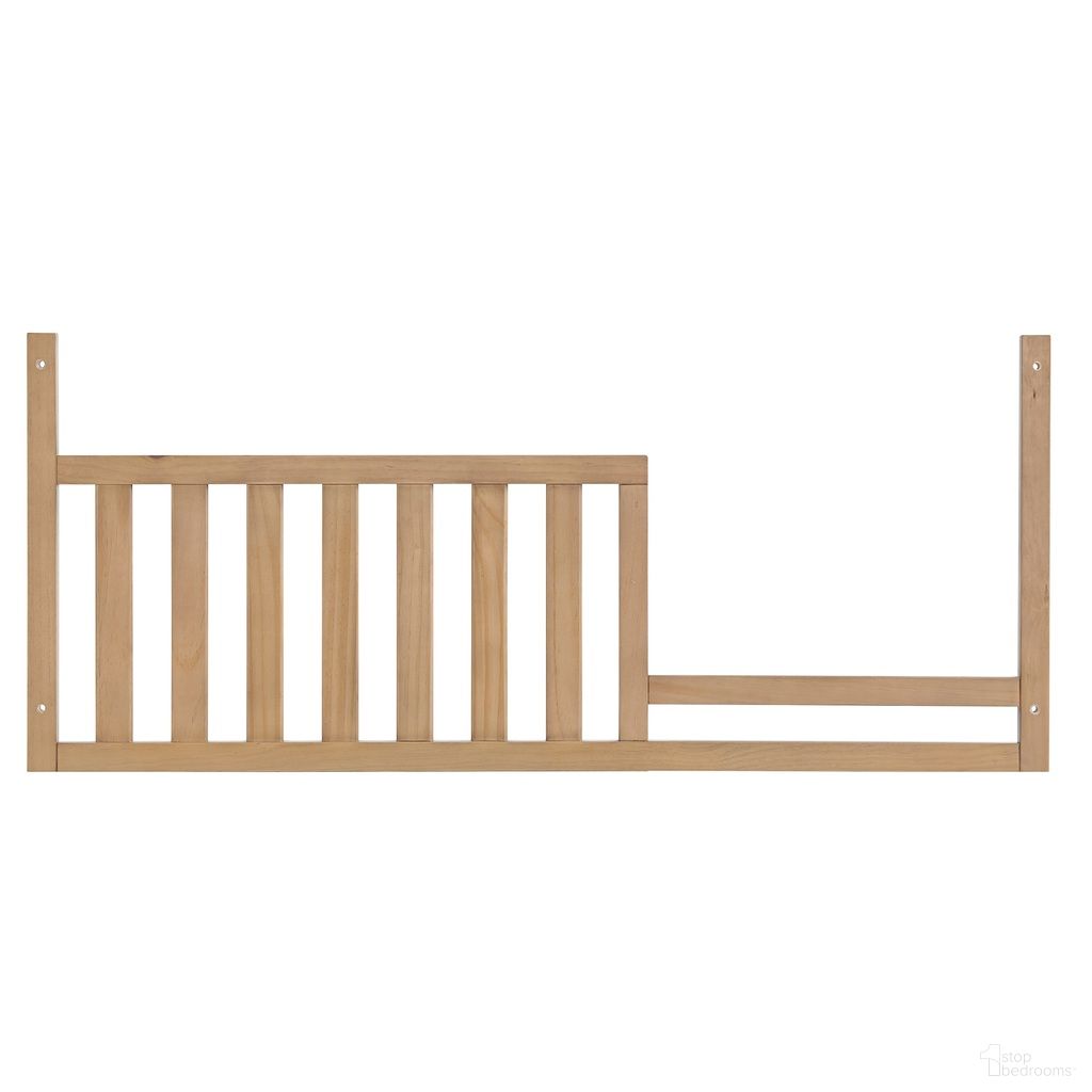 Everlee Toddler Guardrail In Honey Wood