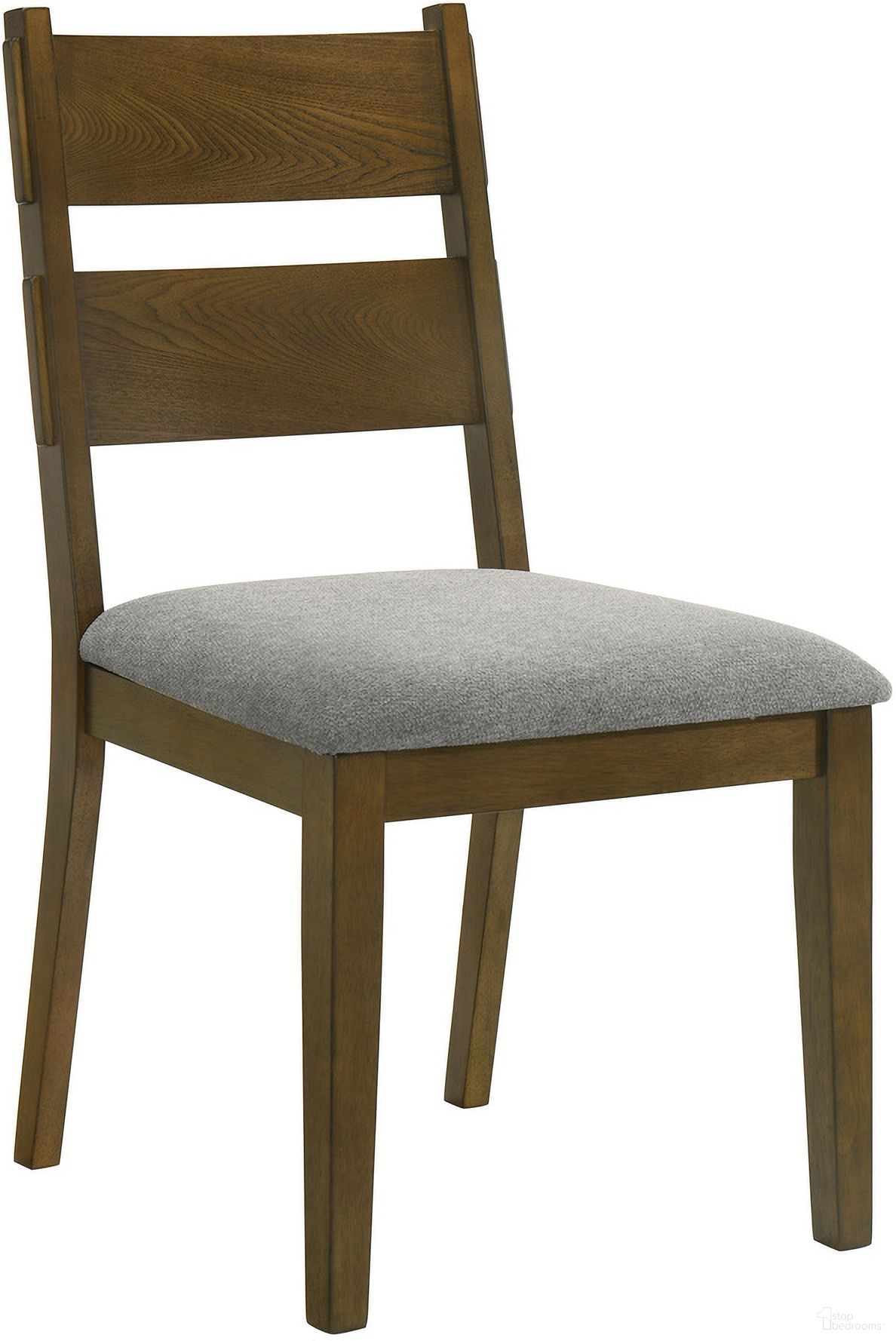 The appearance of Everly Side Chair Set of 2 In Brown designed by Crown Mark in the transitional interior design. This brown piece of furniture was selected by 1StopBedrooms from Everly Collection to add a touch of cosiness and style into your home. Sku: 2135S. Material: Wood. Chair Type: Side Chair.