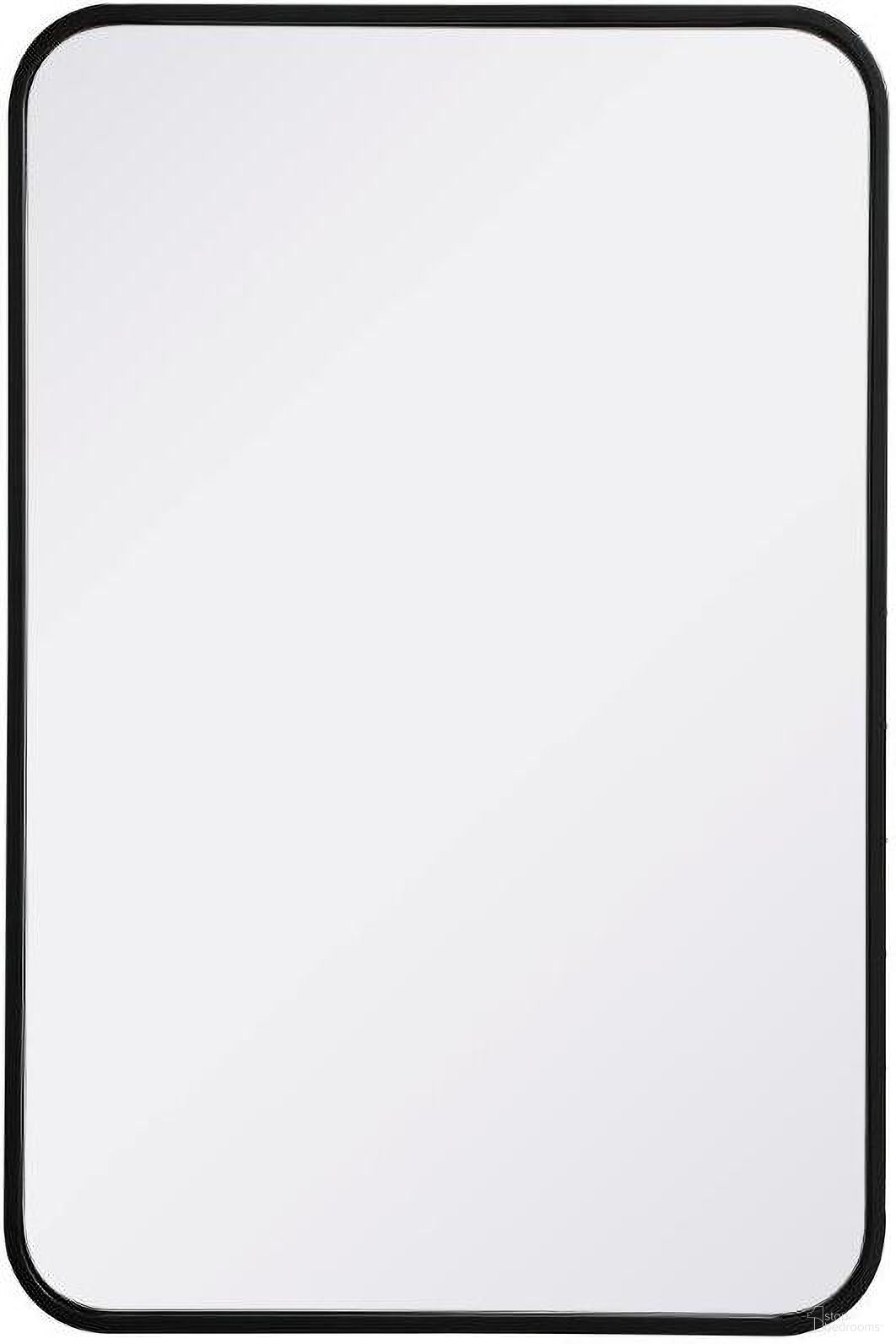 The appearance of Evermore Black Rectangular Mirror MR802030BK designed by Elegant Lighting in the transitional interior design. This black piece of furniture  was selected by 1StopBedrooms from Evermore Collection to add a touch of cosiness and style into your home. Sku: MR802030BK. Material: Metal.
