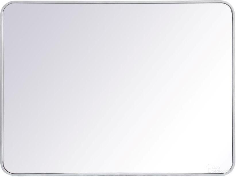 The appearance of Evermore Silver Rectangular Mirror MR803040S designed by Elegant Lighting in the transitional interior design. This silver piece of furniture  was selected by 1StopBedrooms from Evermore Collection to add a touch of cosiness and style into your home. Sku: MR803040S. Material: Metal.