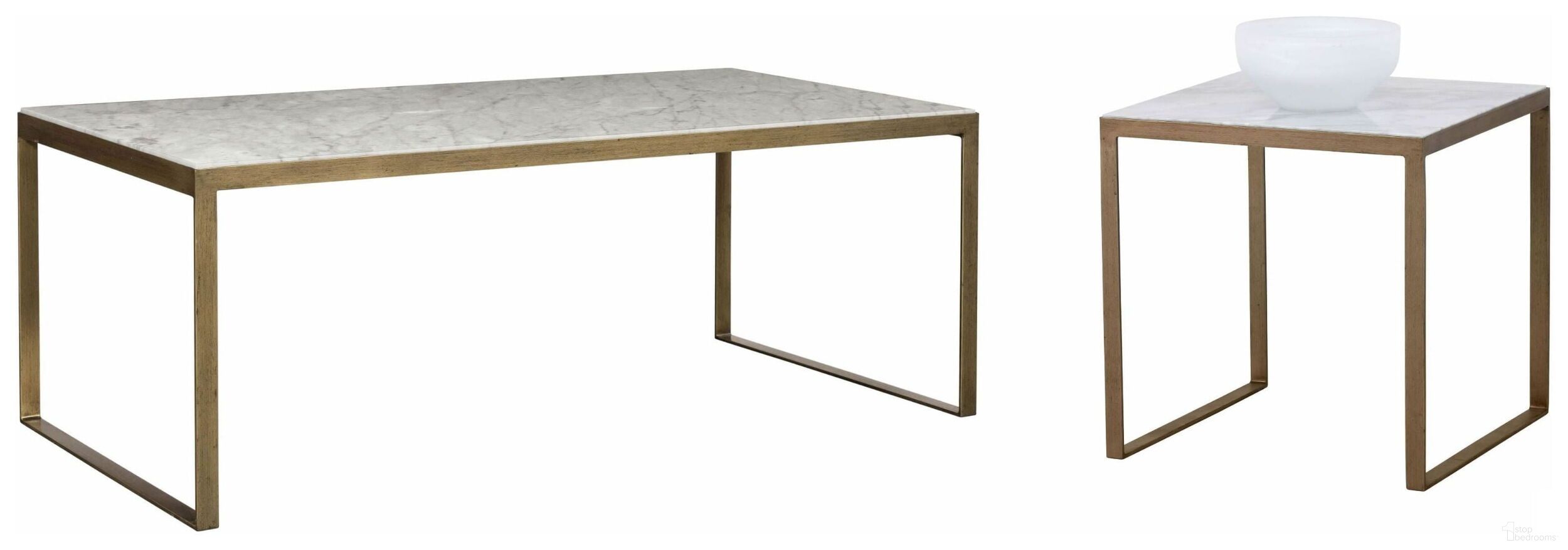 Evert White Occasional Table Set