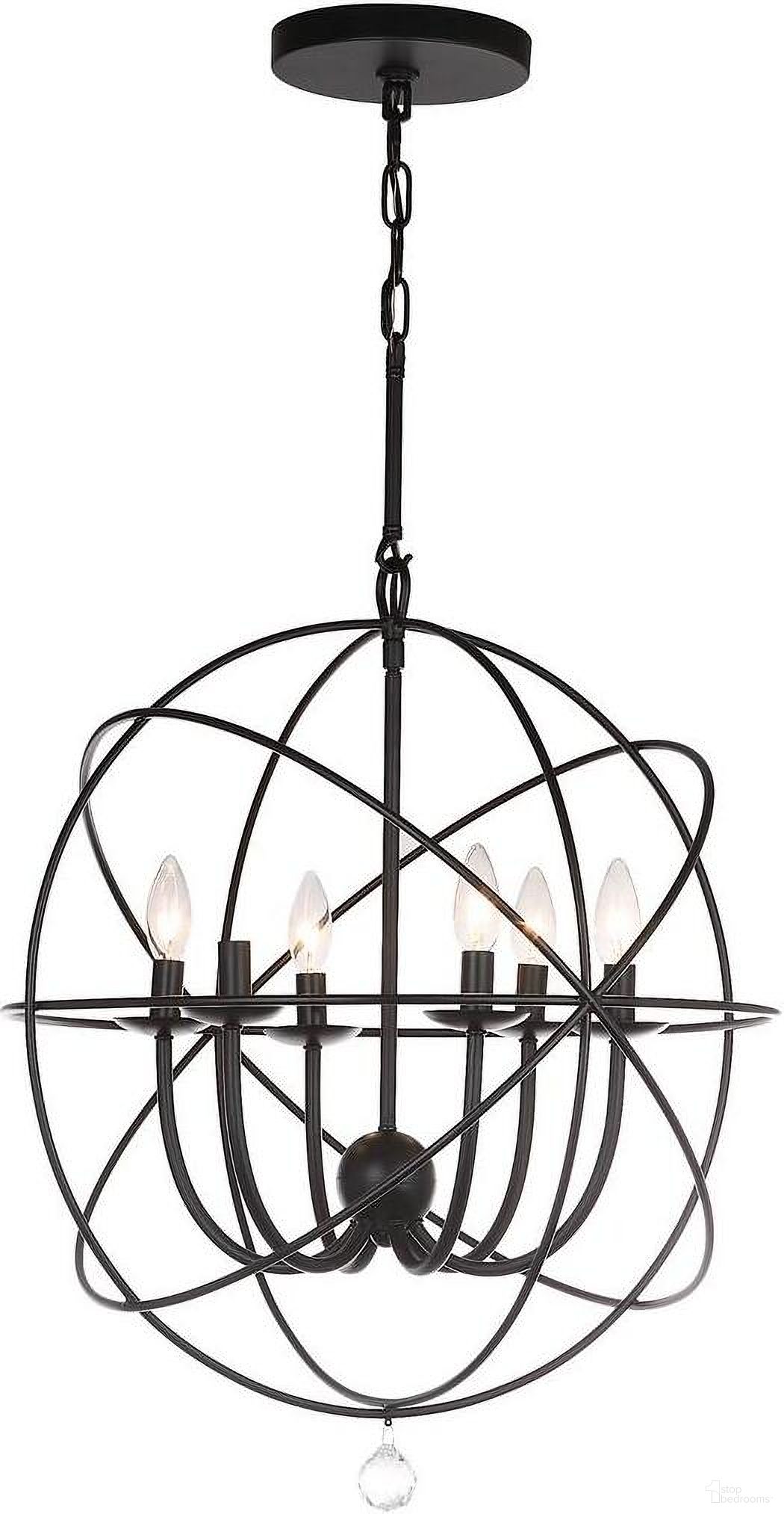 The appearance of Evie Black 22 Inch Adjustable Chandelier designed by Safavieh in the modern / contemporary interior design. This black piece of furniture  was selected by 1StopBedrooms from Safavieh LIT Collection to add a touch of cosiness and style into your home. Sku: LIT4521A. Material: Iron.