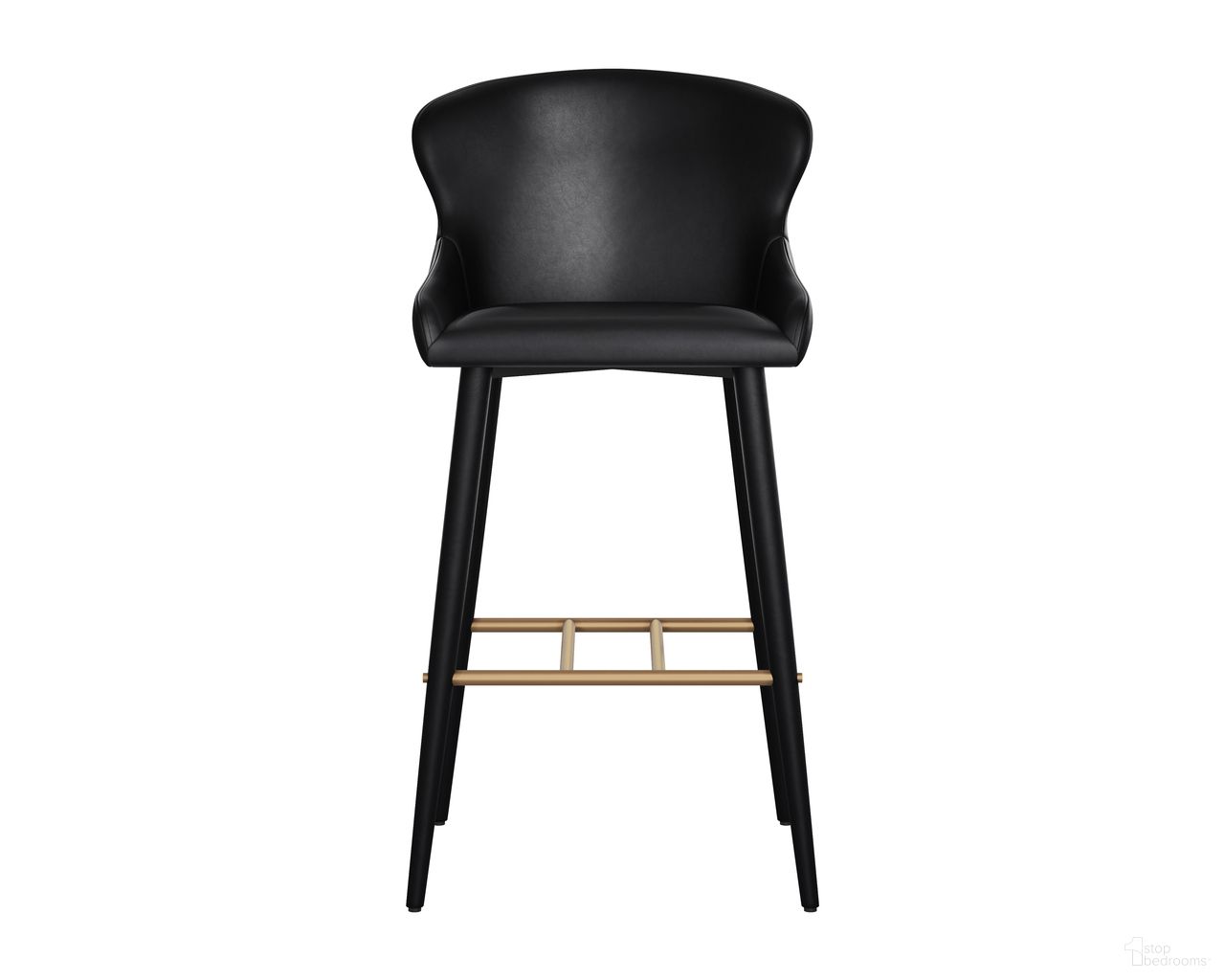 Evora Barstool In Bravo Black