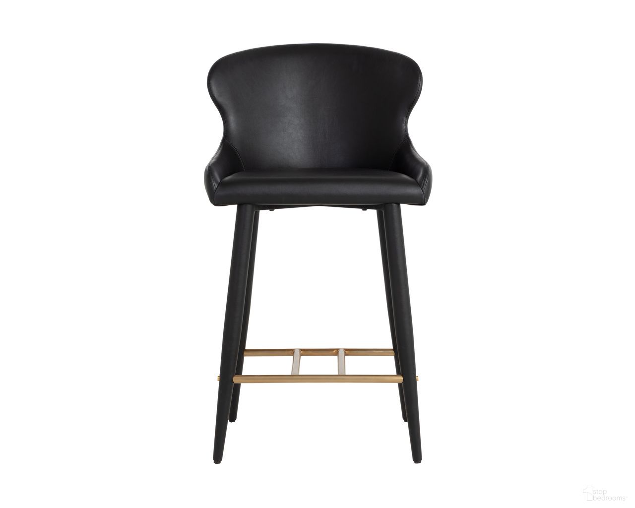 Evora Counter Stool In Bravo Black