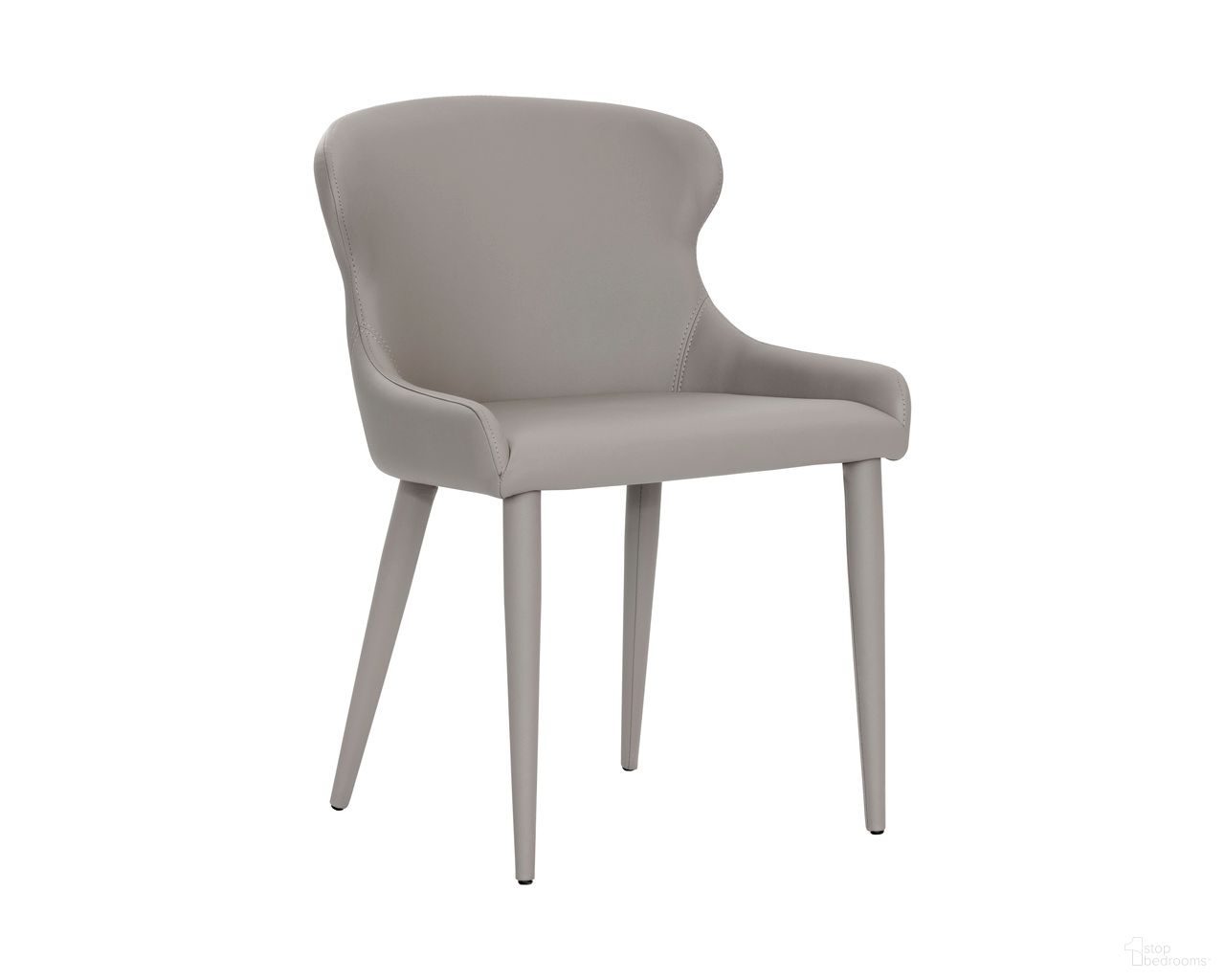 Evora Dining Chair Set of 2 In Dillon Stratus
