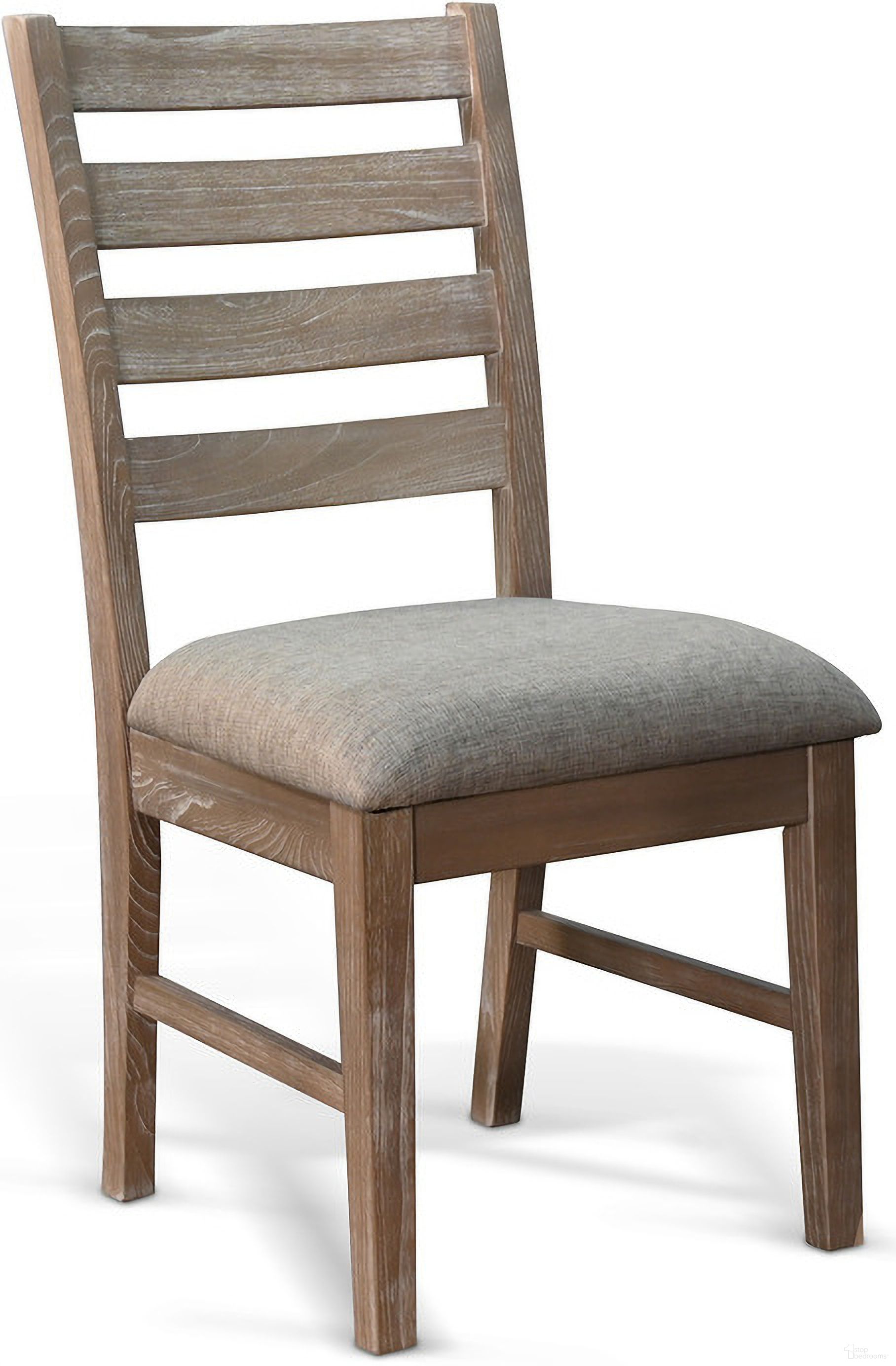 The appearance of Evy Ladderback Dining Chair In Wheat designed by Sunny Designs in the modern / contemporary interior design. This wheat piece of furniture  was selected by 1StopBedrooms from Evy Collection to add a touch of cosiness and style into your home. Sku: 1514WE. Material: Solid Wood. Chair Type: Side Chair.