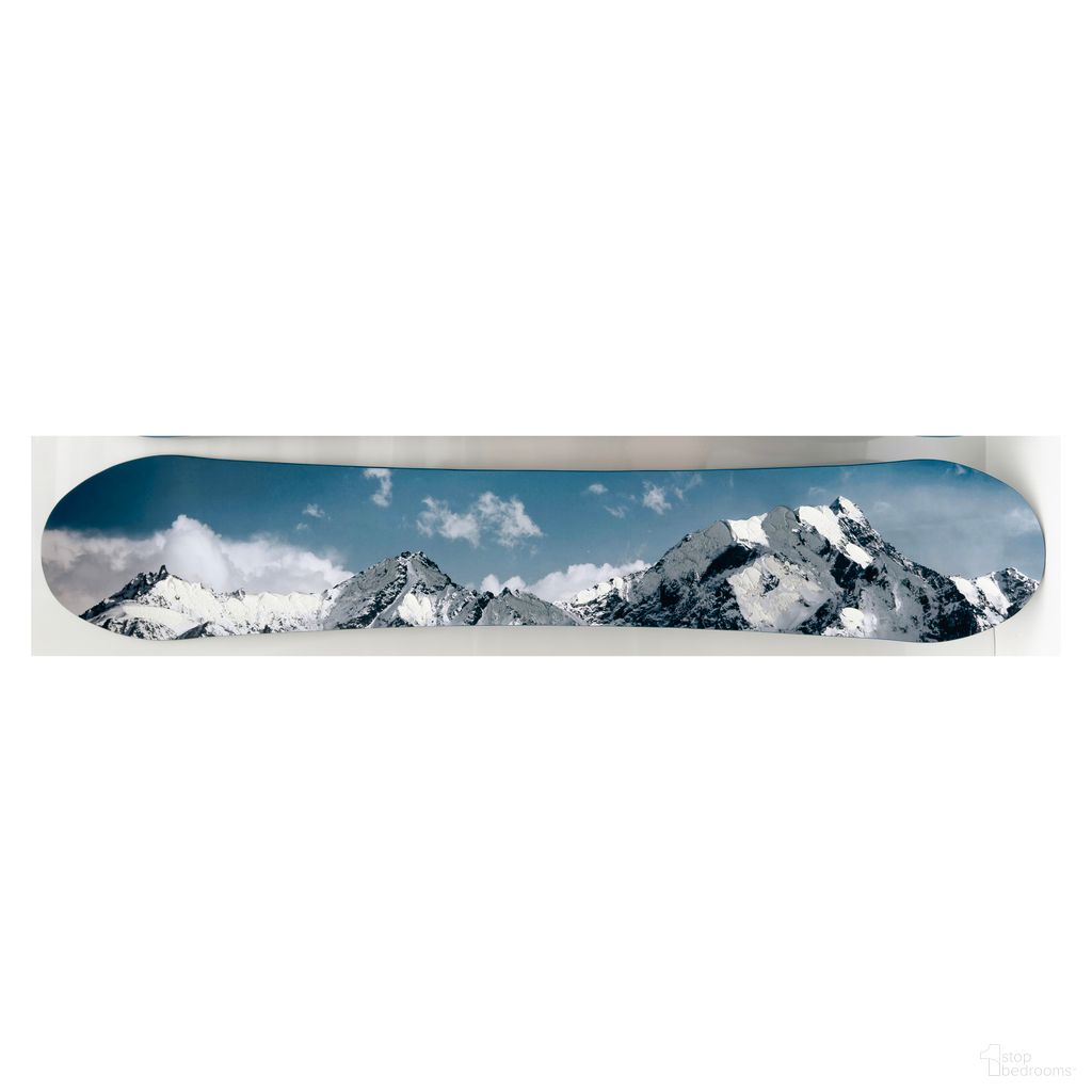 Exhilarating Mountain Snowboard Art Decko - Board Wall Art In Multi