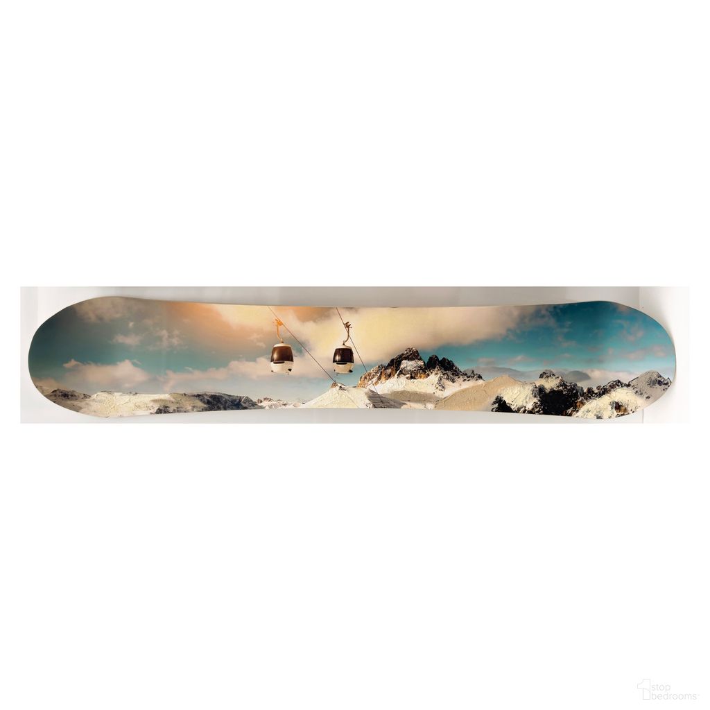 Exhilarating Ski Lift Snowboard Decko - Board Wall Art In Multi