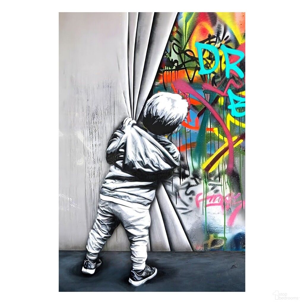 Expressive Pull it Back Canvas Wall Art In Multi