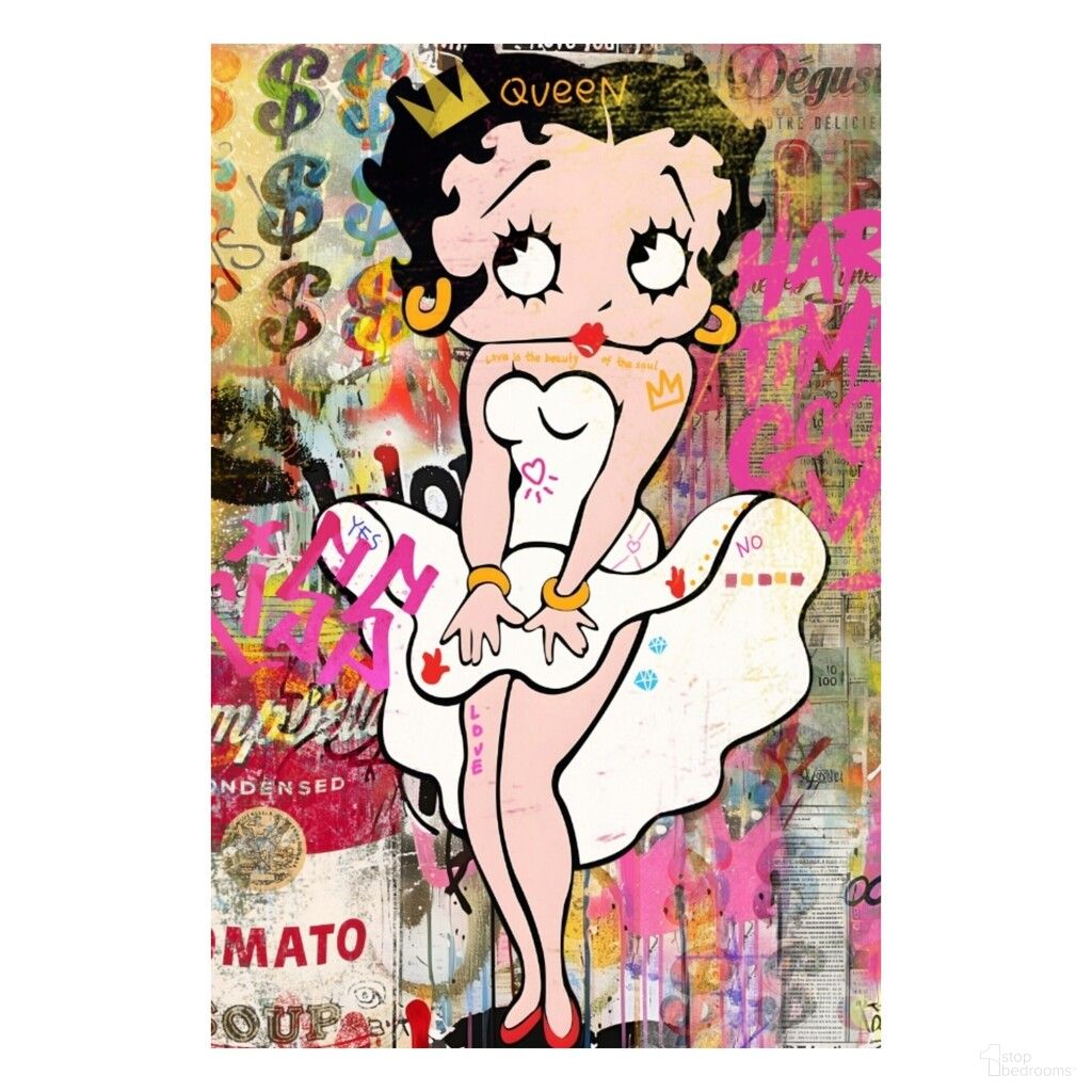 Expressive Retro Cartoon Inspired Canvas Wall Art In Multi